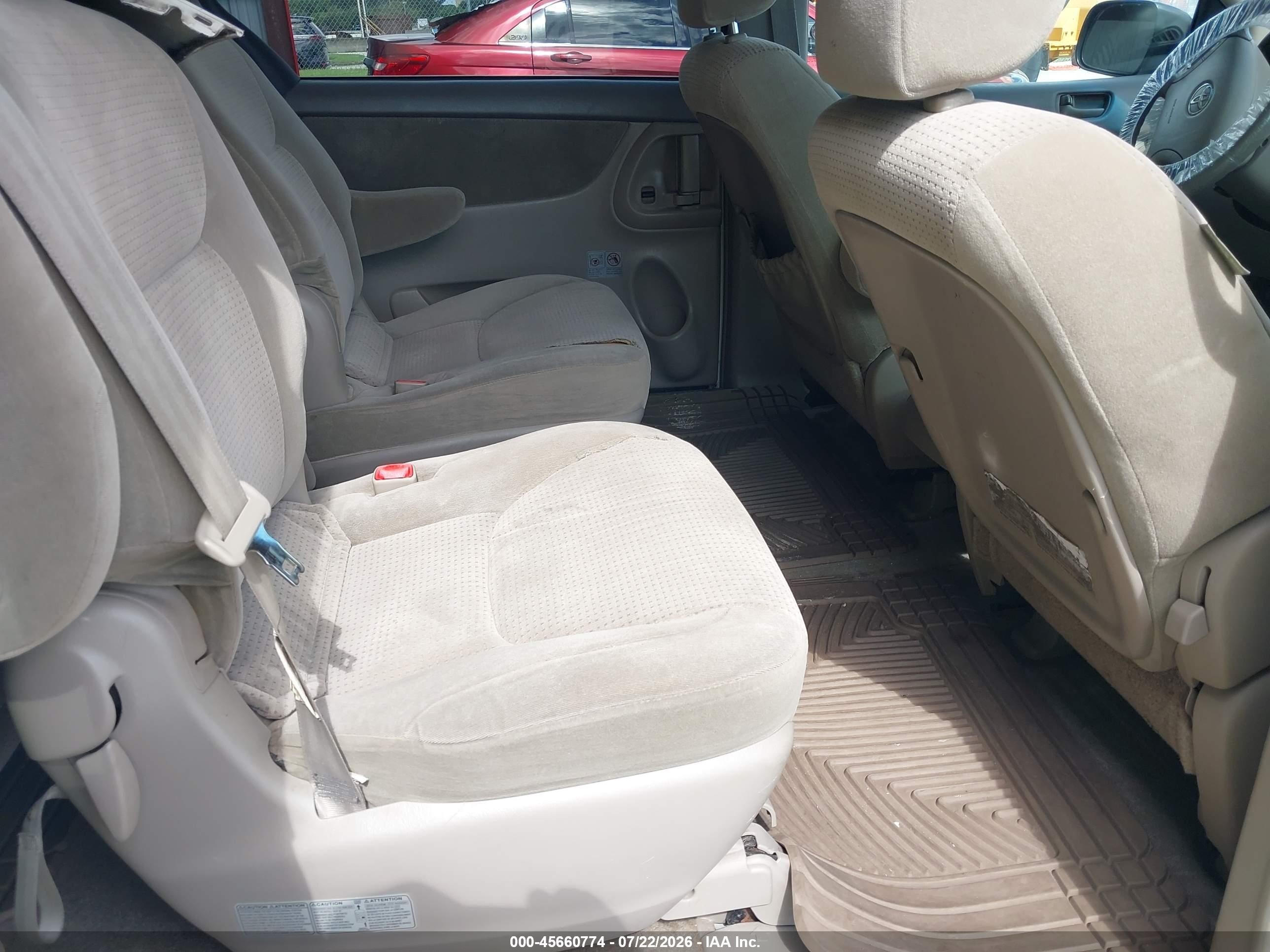 2008 Toyota Sienna Le White vin: 5TDZK23C98S222712
