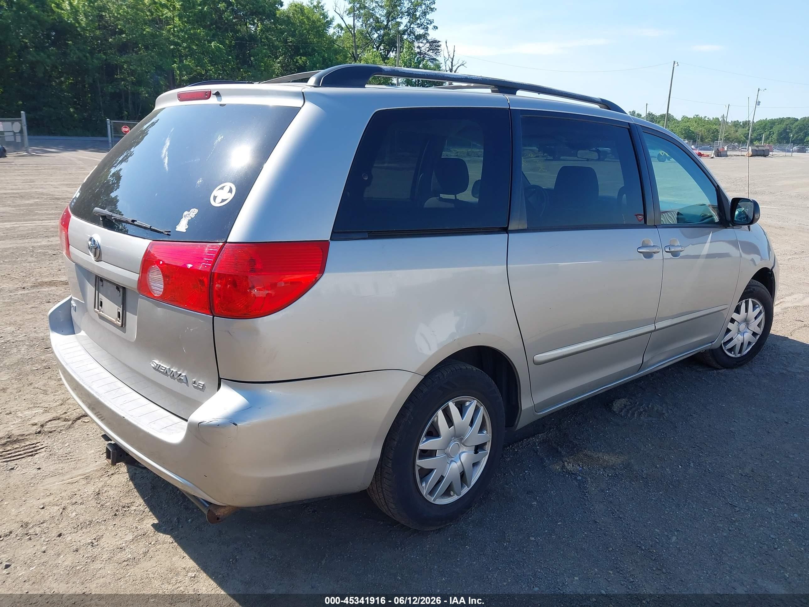 2009 Toyota Sienna Le Tan vin: 5TDZK23C99S242542