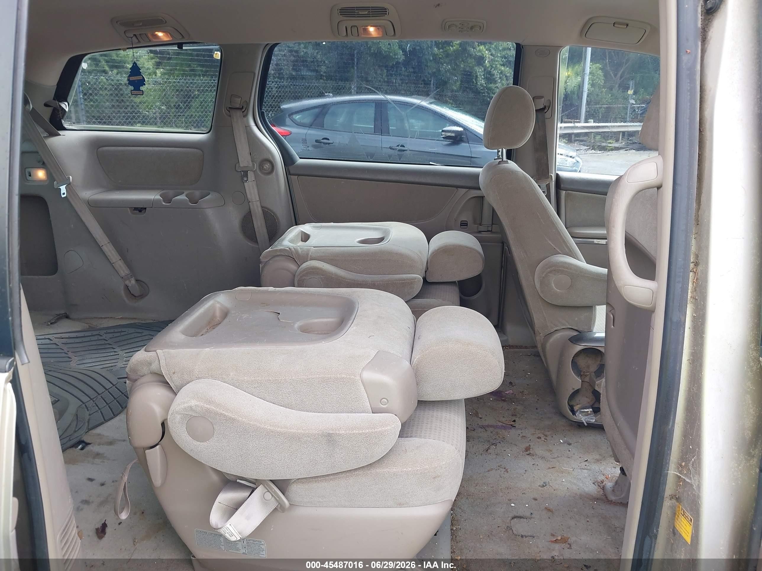 2007 Toyota Sienna Ce Gold vin: 5TDZK23CX7S001599