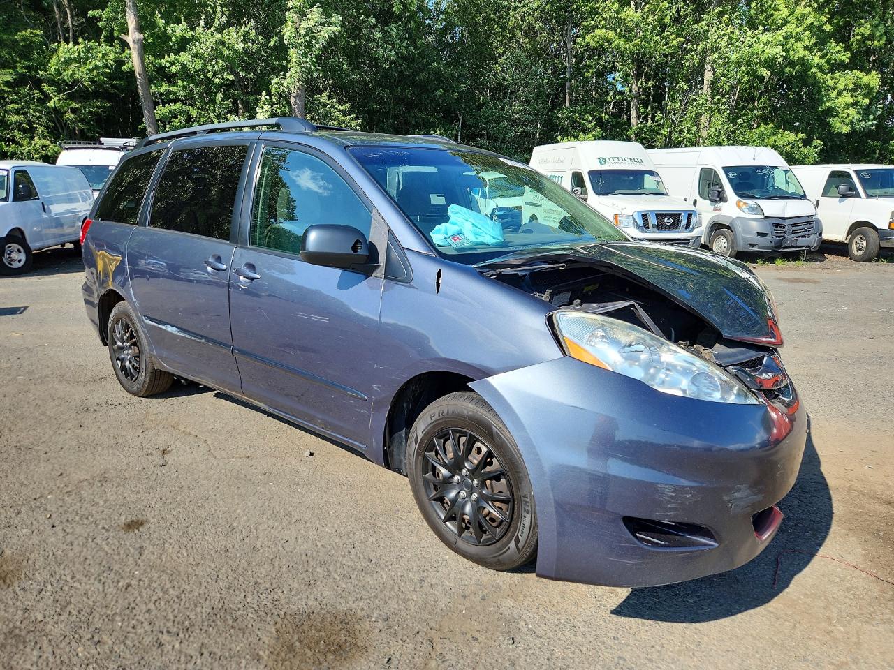 2007 Toyota Sienna Le 7-passenger Blue vin: 5TDZK23CX7S001716
