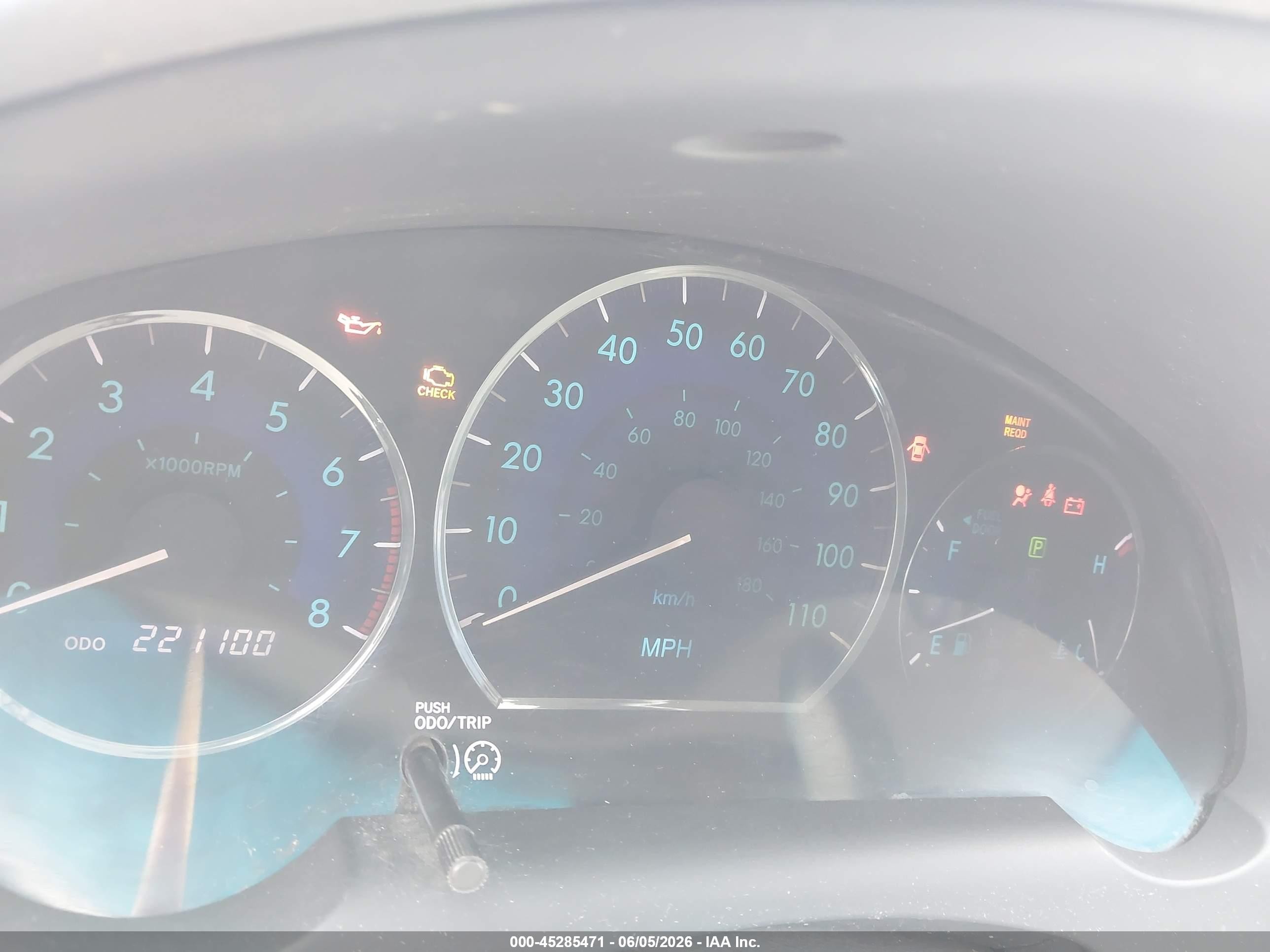 2007 Toyota Sienna Le Blue vin: 5TDZK23CX7S018077