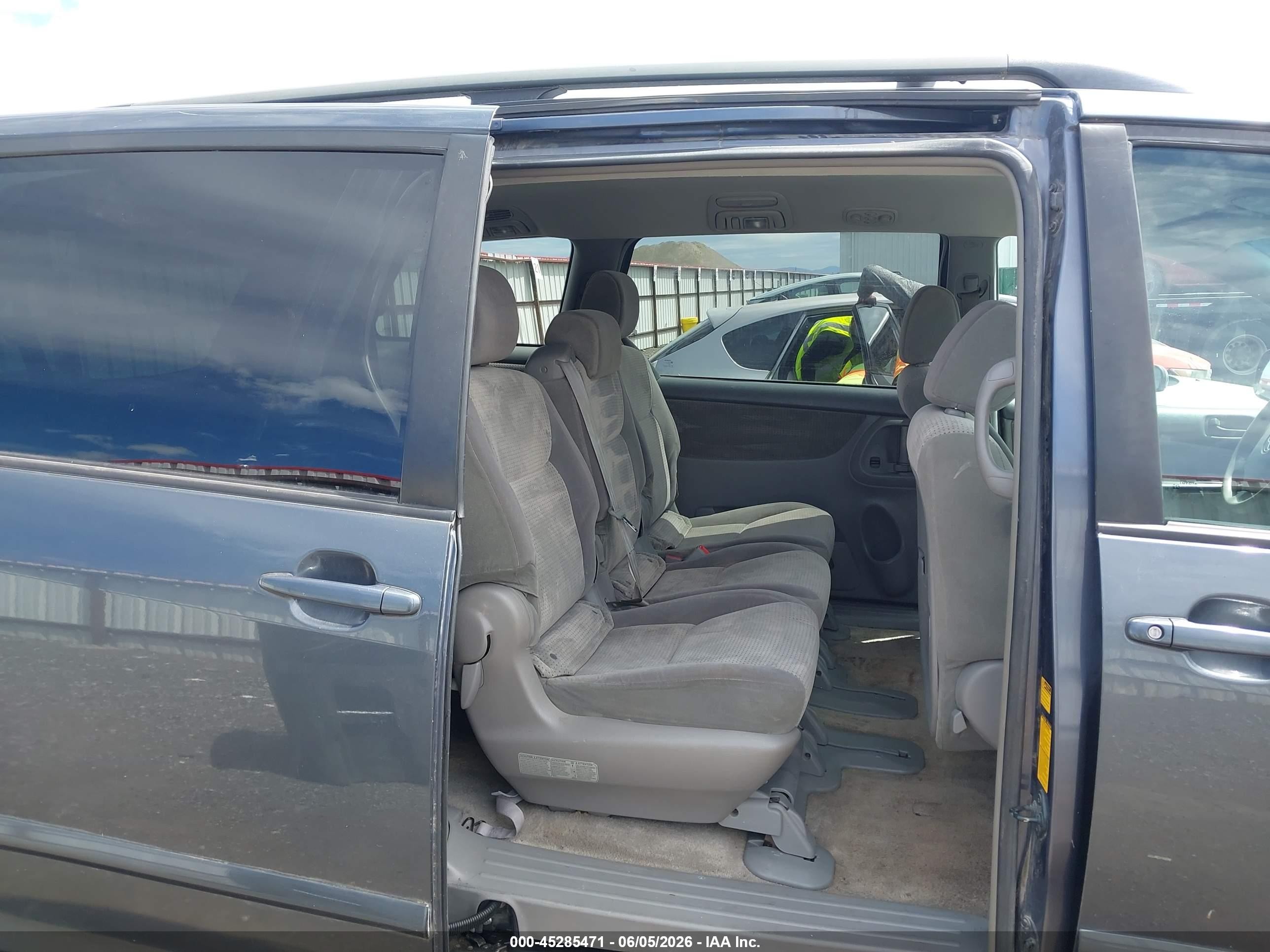2007 Toyota Sienna Le Blue vin: 5TDZK23CX7S018077