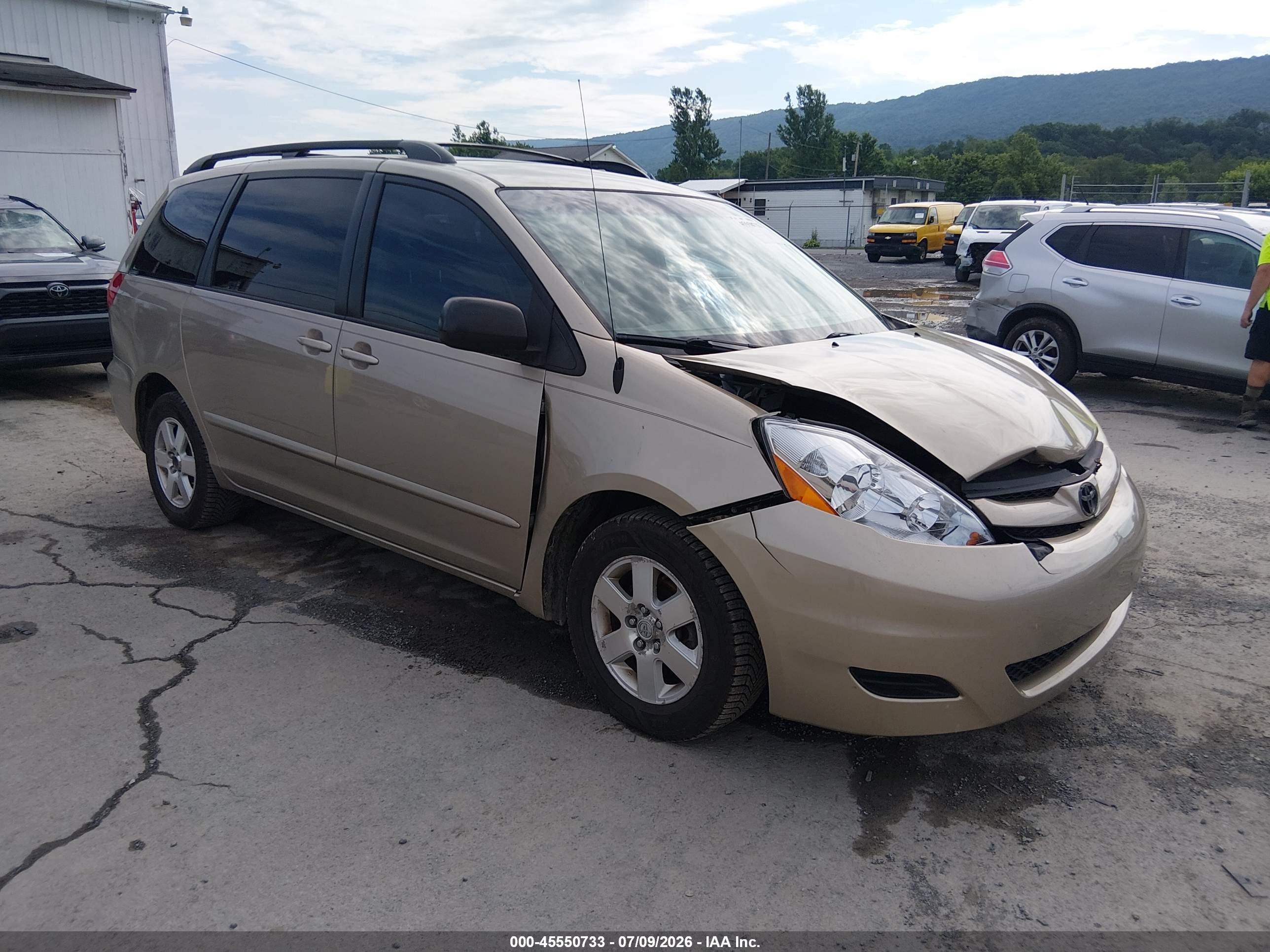 2007 Toyota Sienna Le Gold vin: 5TDZK23CX7S034263