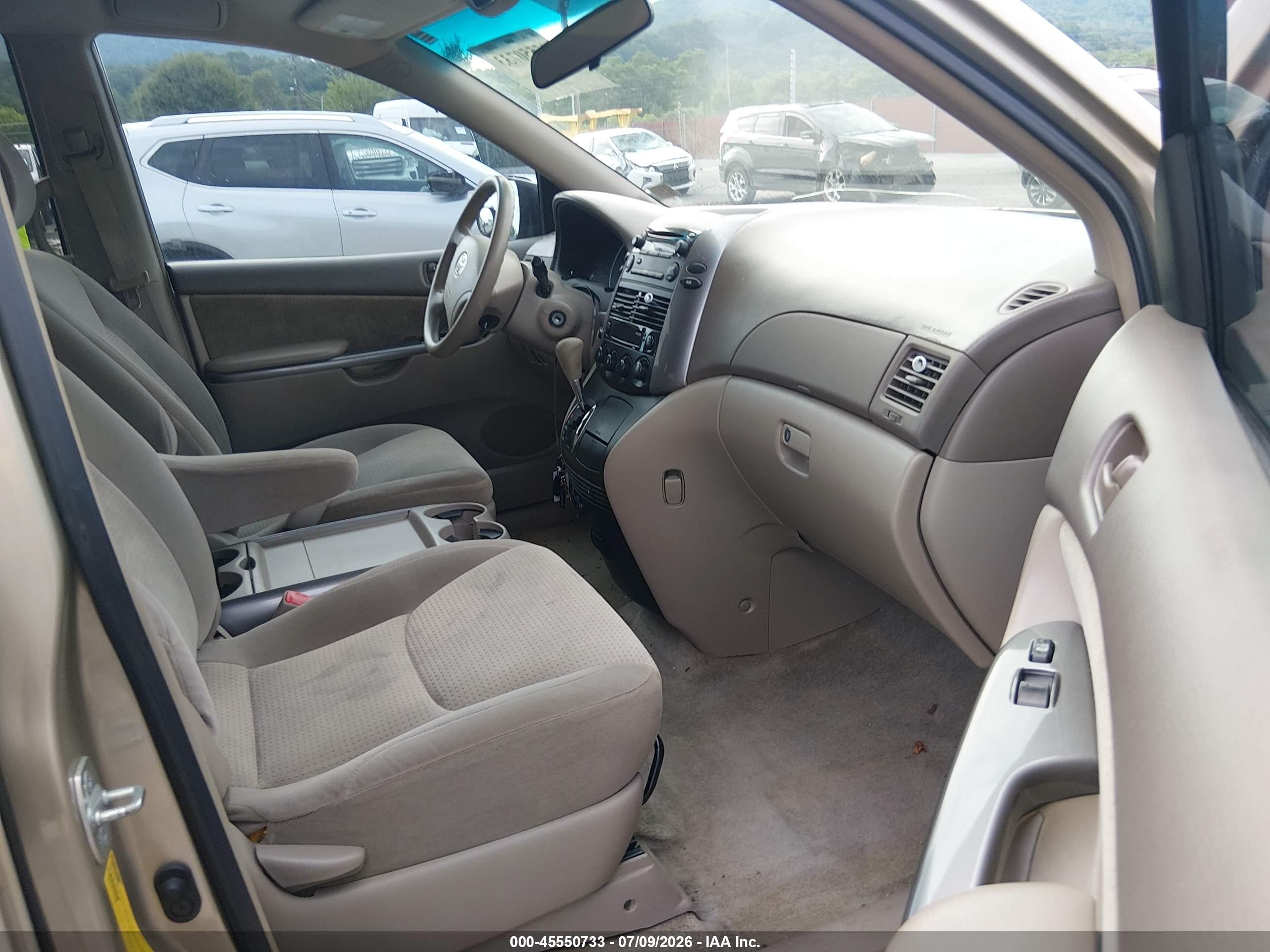 2007 Toyota Sienna Le Gold vin: 5TDZK23CX7S034263