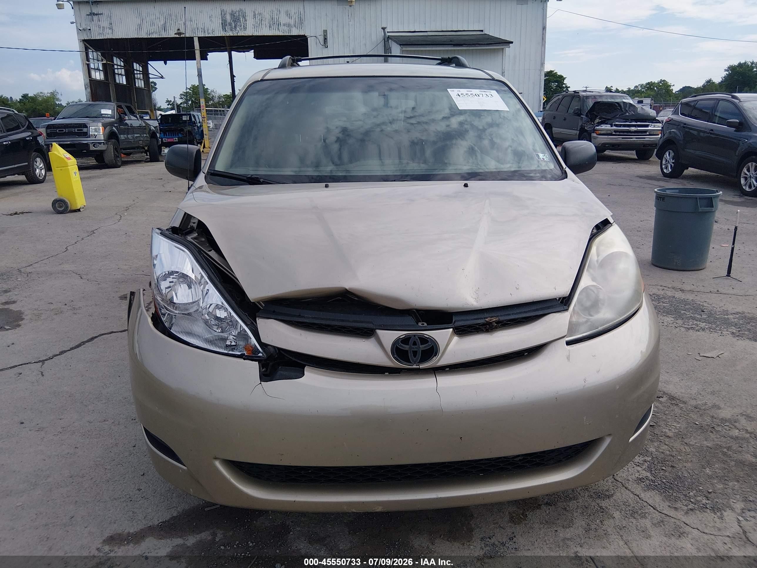 2007 Toyota Sienna Le Gold vin: 5TDZK23CX7S034263