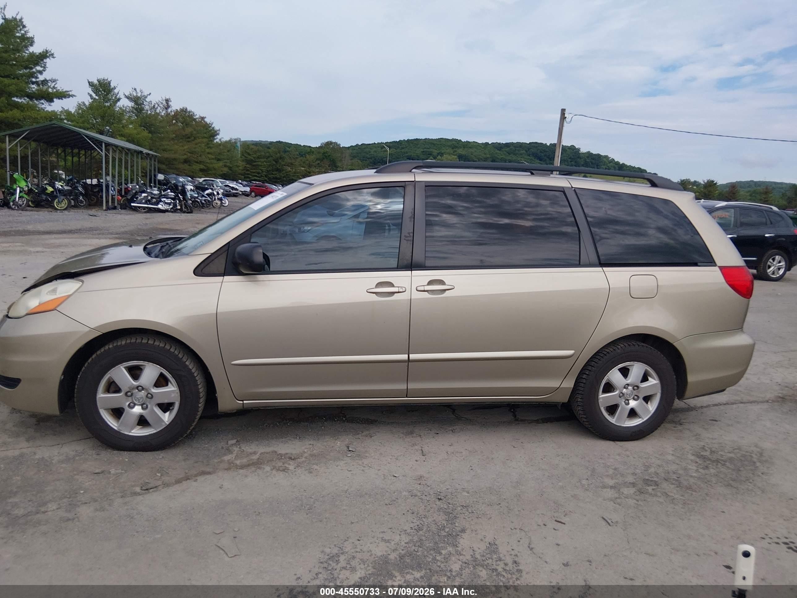2007 Toyota Sienna Le Gold vin: 5TDZK23CX7S034263