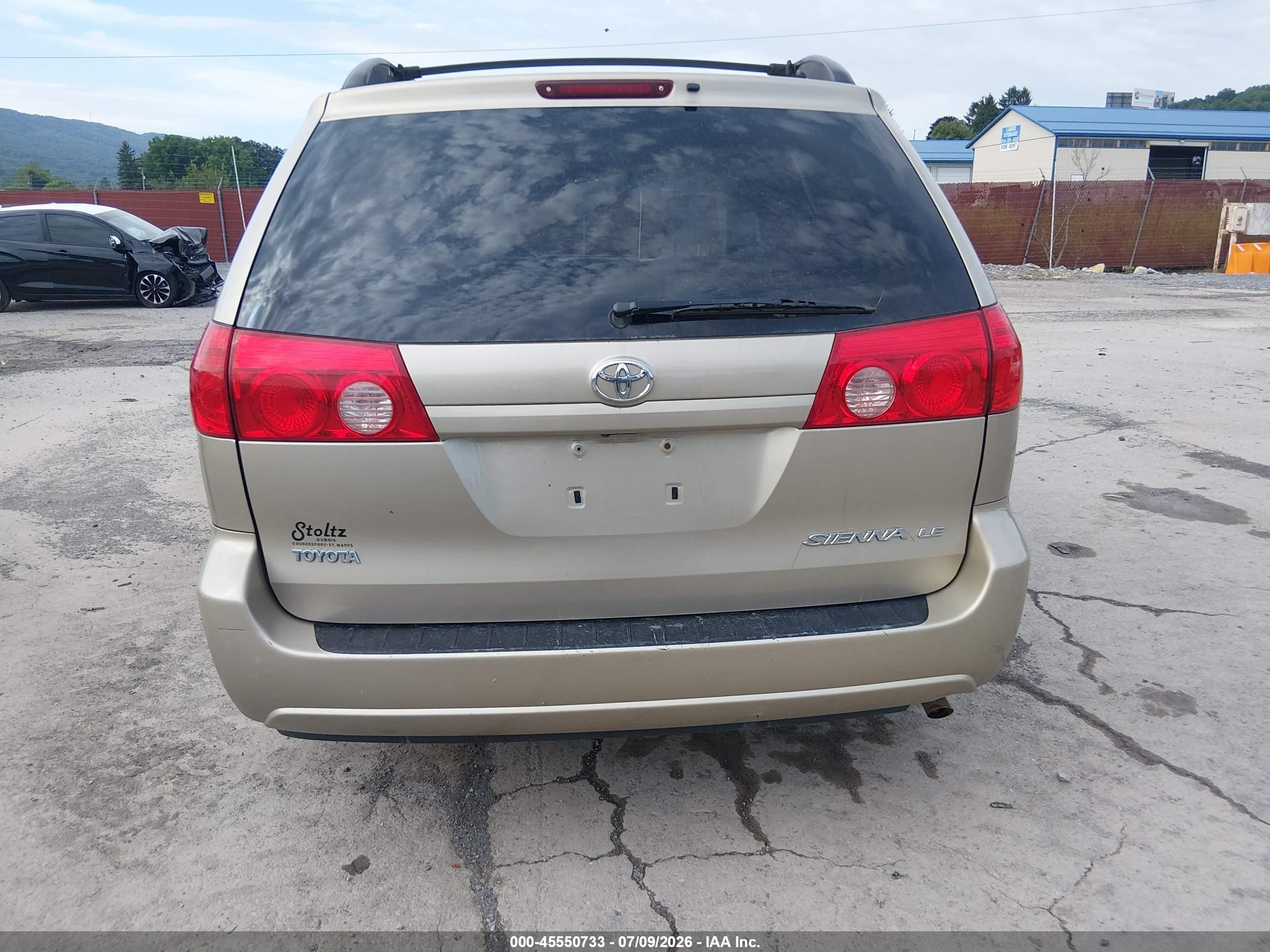 2007 Toyota Sienna Le Gold vin: 5TDZK23CX7S034263