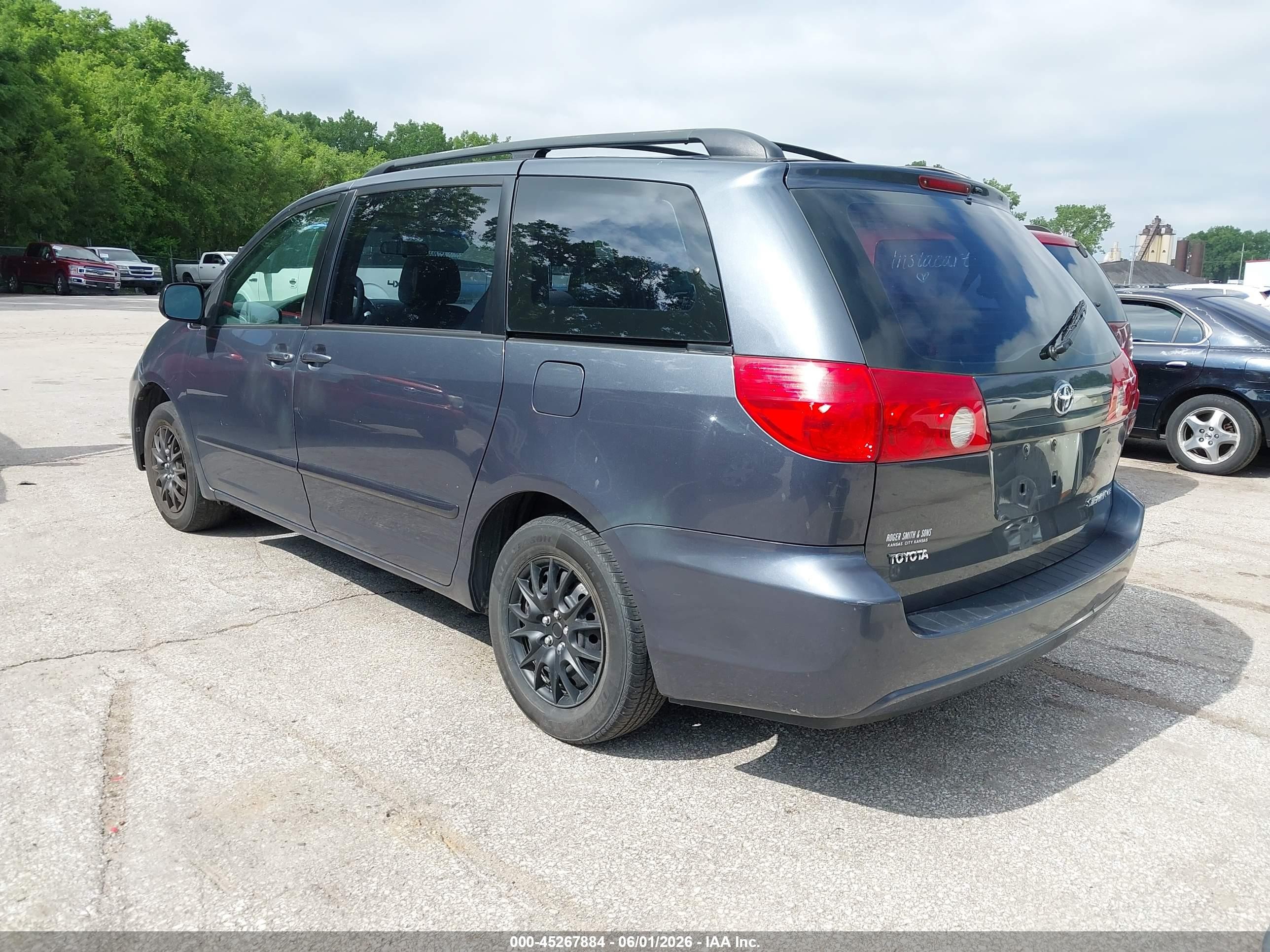 2007 Toyota Sienna Ce Gray vin: 5TDZK23CX7S040984