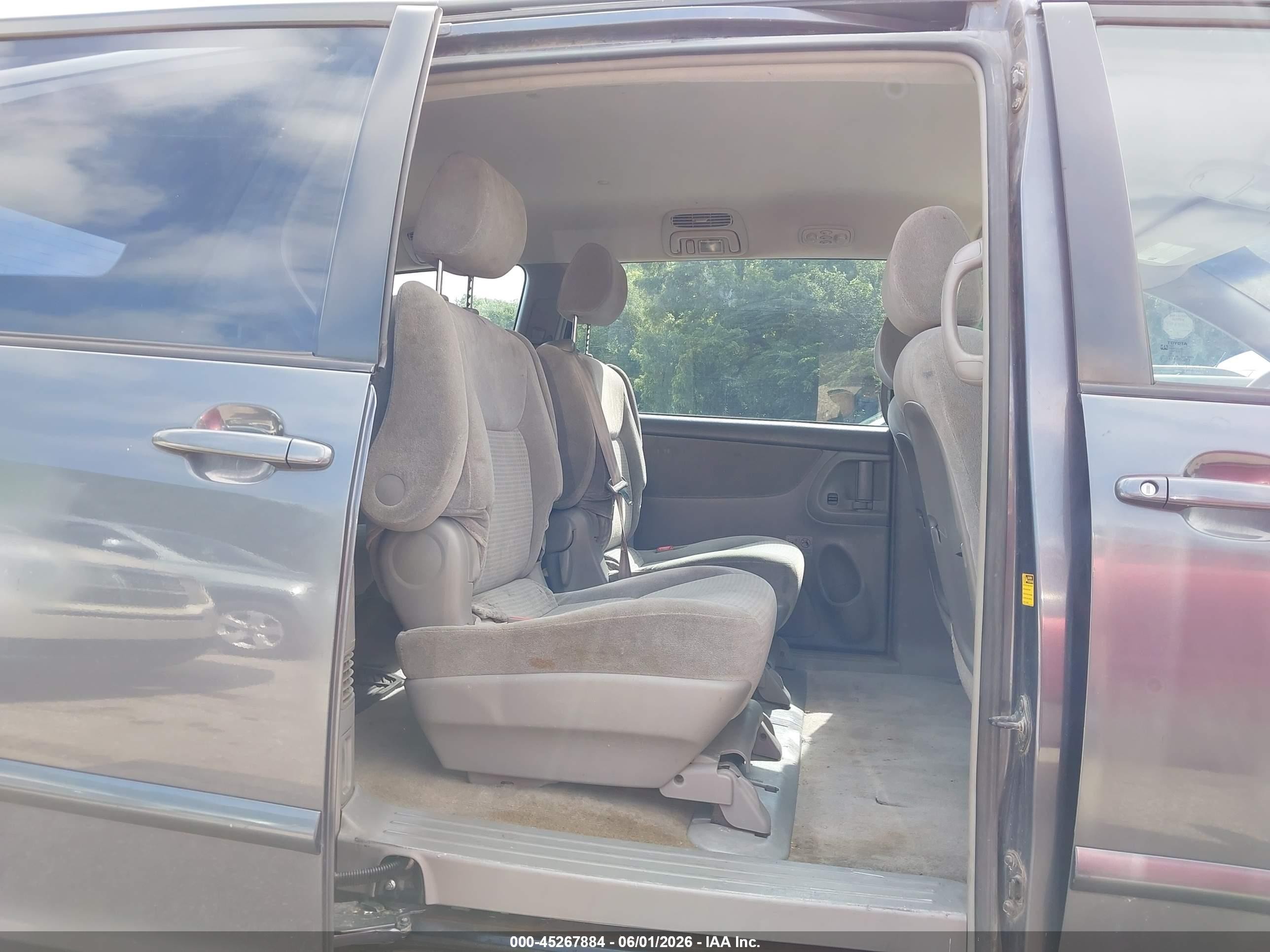 2007 Toyota Sienna Ce Gray vin: 5TDZK23CX7S040984