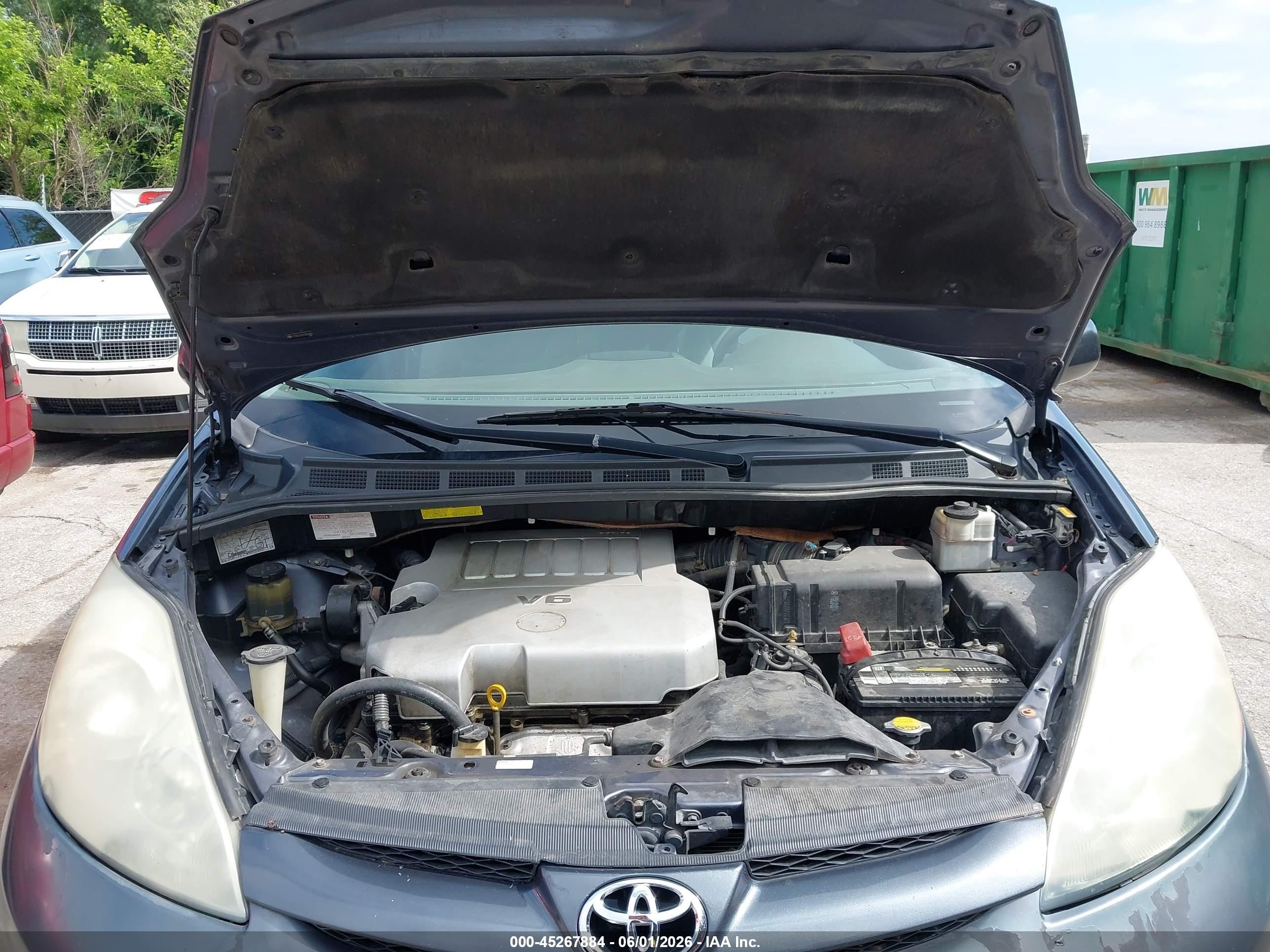 2007 Toyota Sienna Ce Gray vin: 5TDZK23CX7S040984