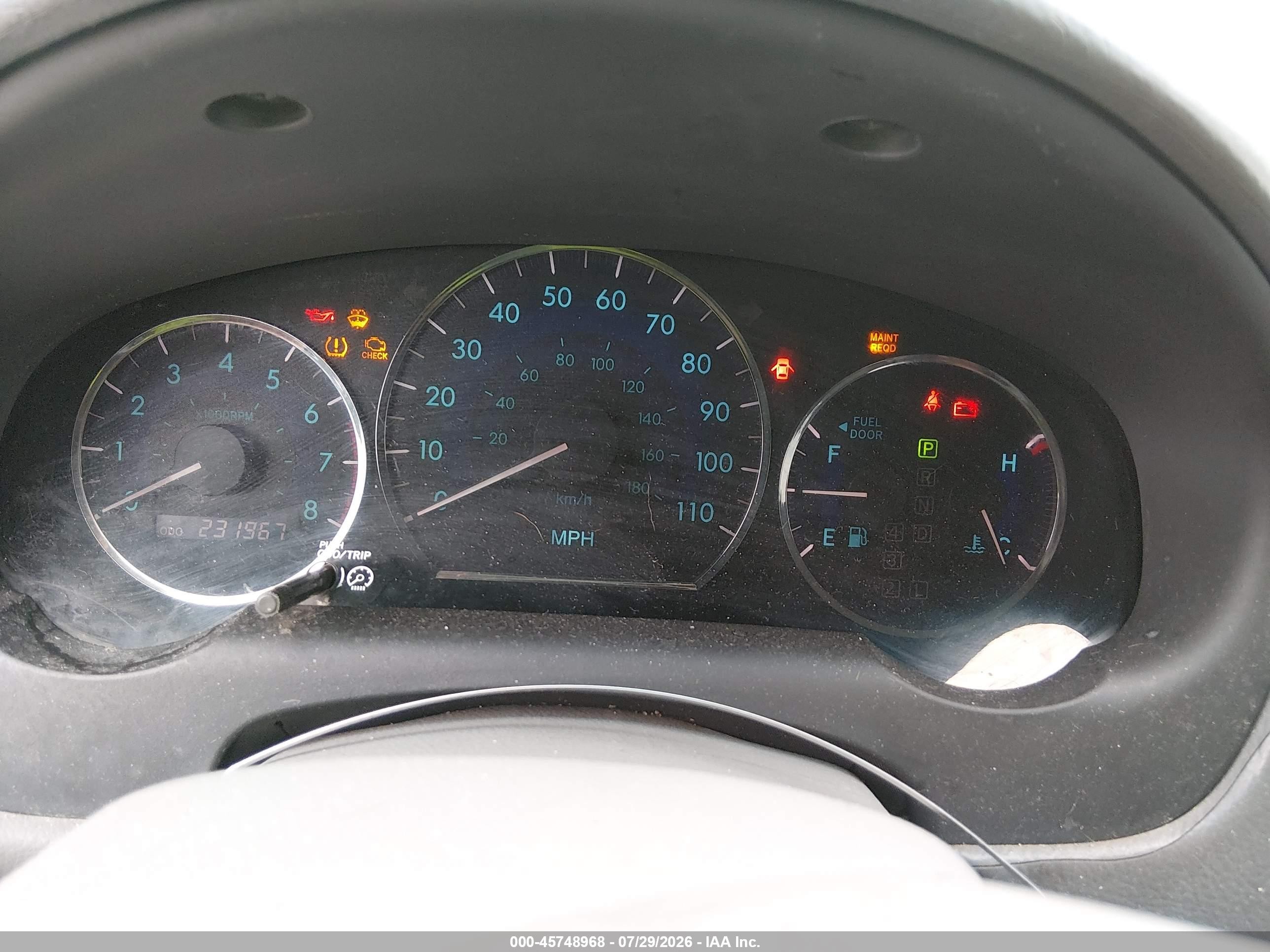2007 Toyota Sienna Le Blue vin: 5TDZK23CX7S057543