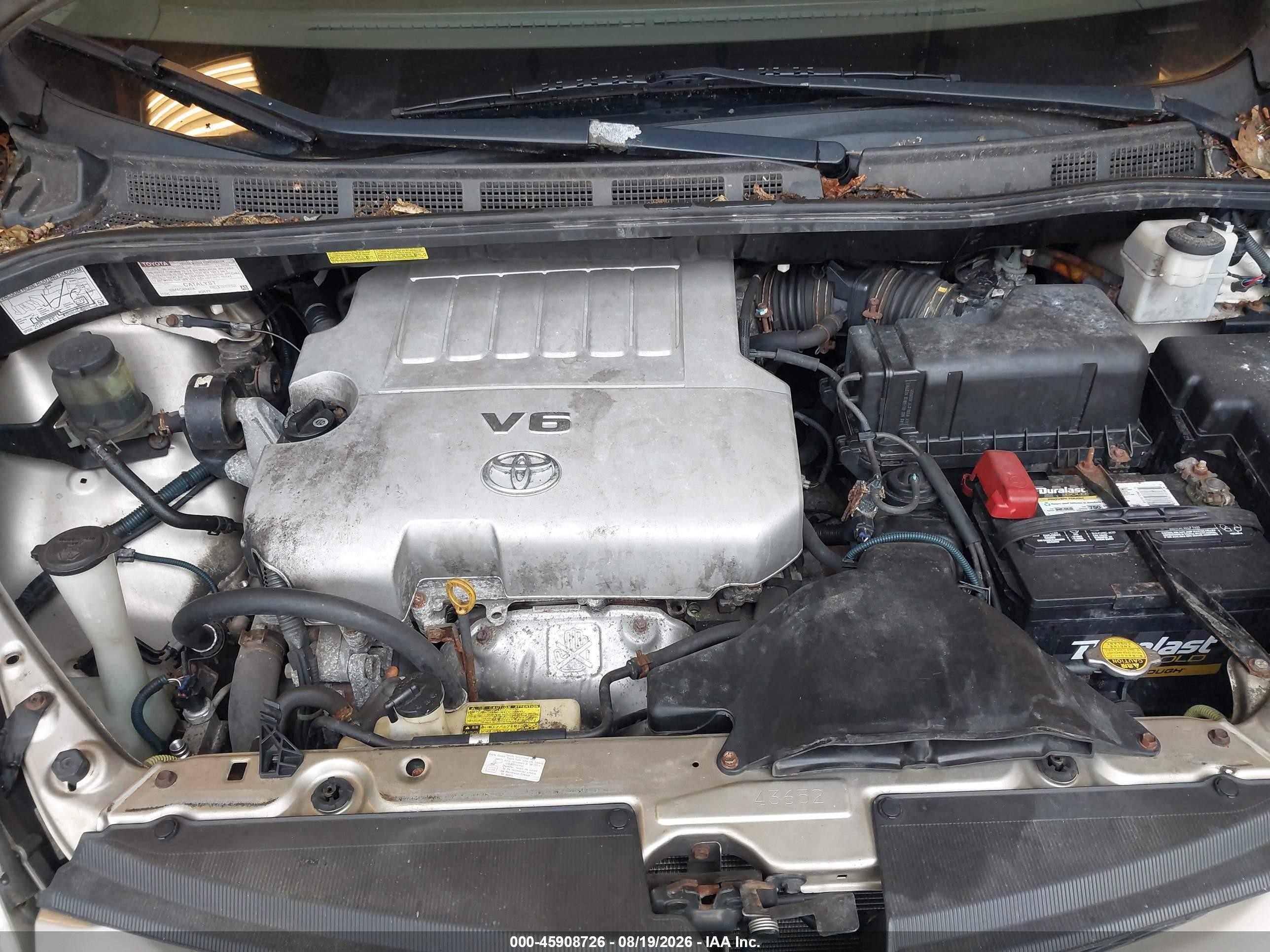 2007 Toyota Sienna Le Желто-коричневый vin: 5TDZK23CX7S078876