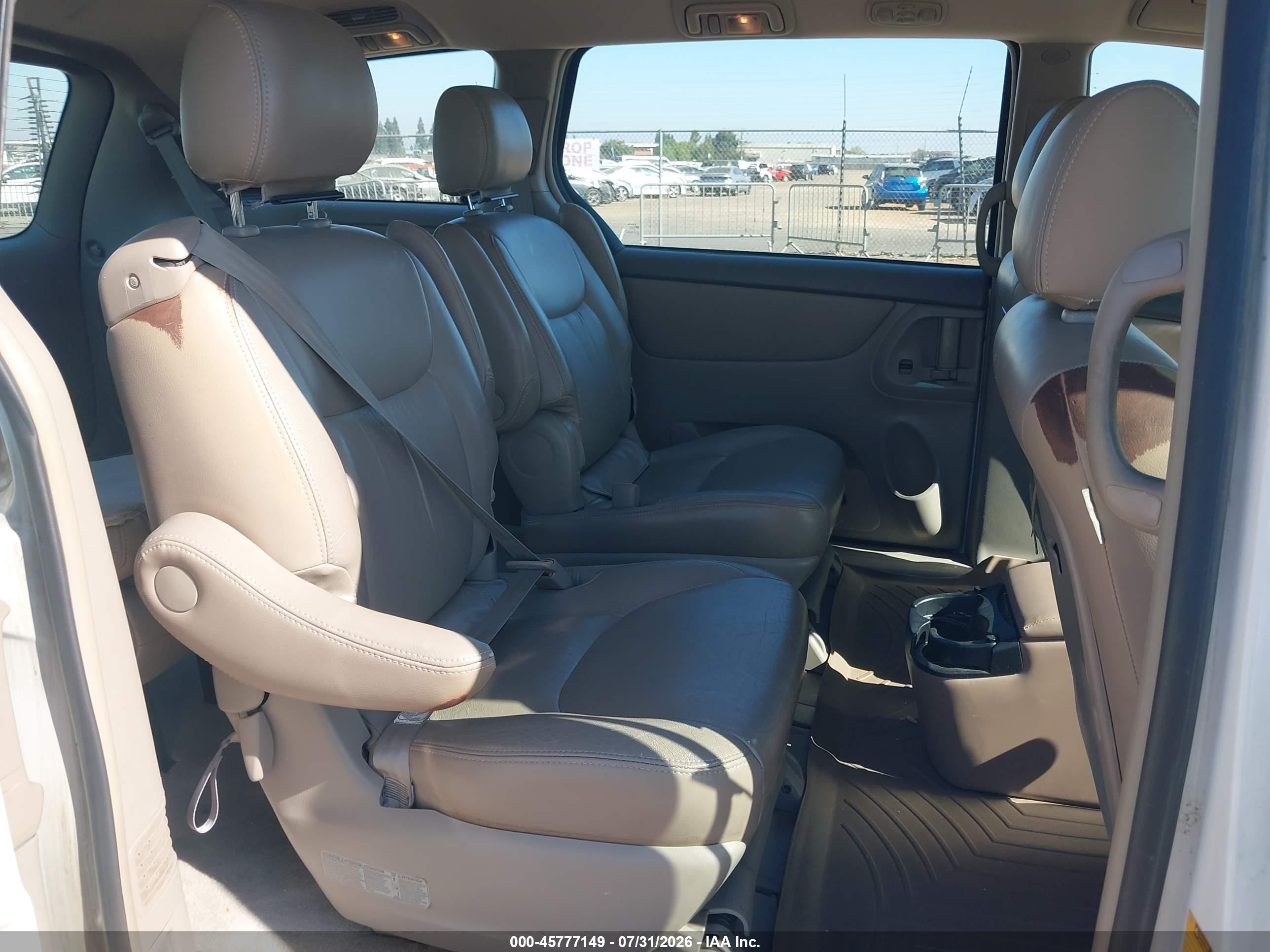 2007 Toyota Sienna Ce White vin: 5TDZK23CX7S091241