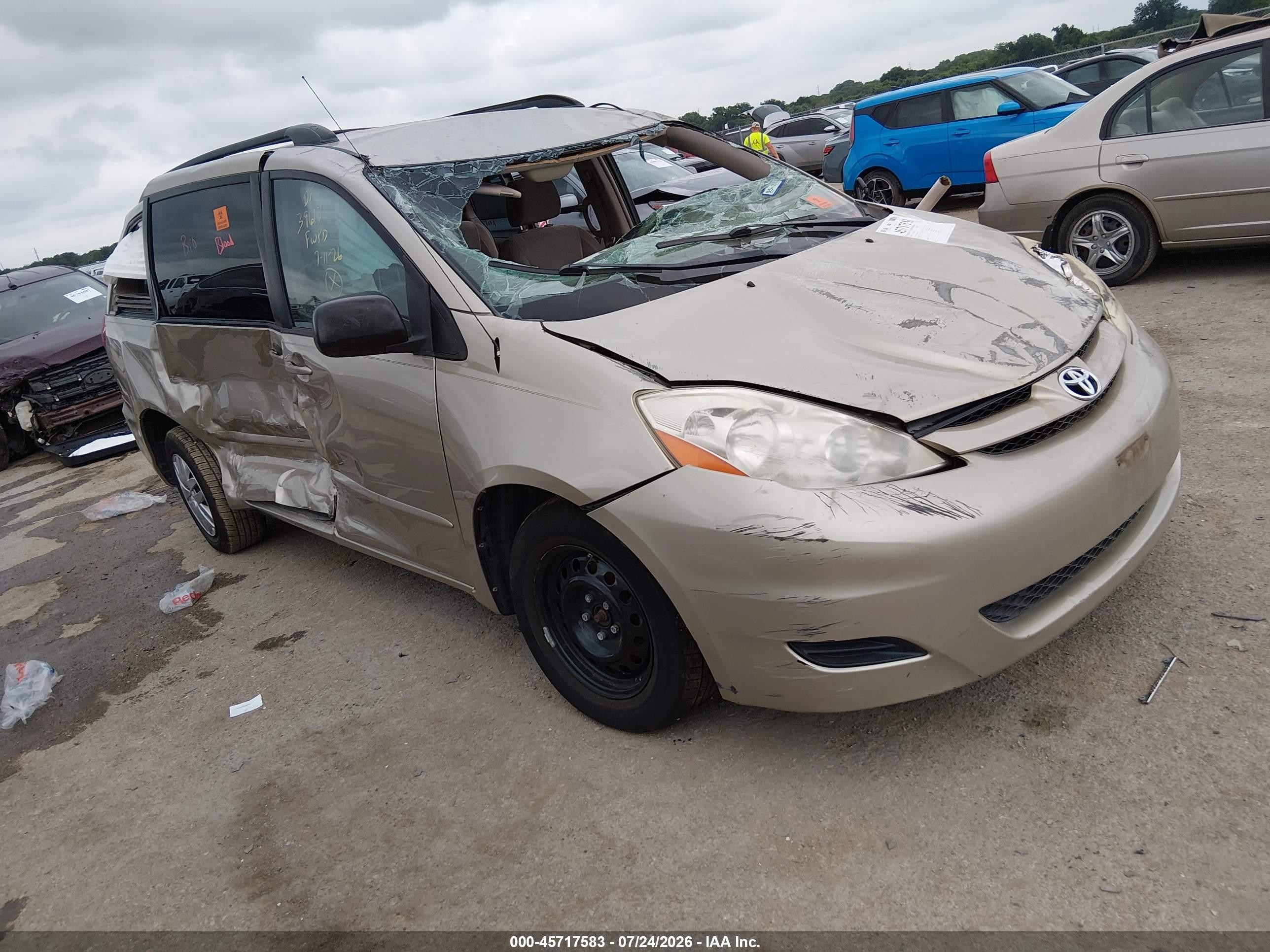 2008 Toyota Sienna Le Gold vin: 5TDZK23CX8S191244