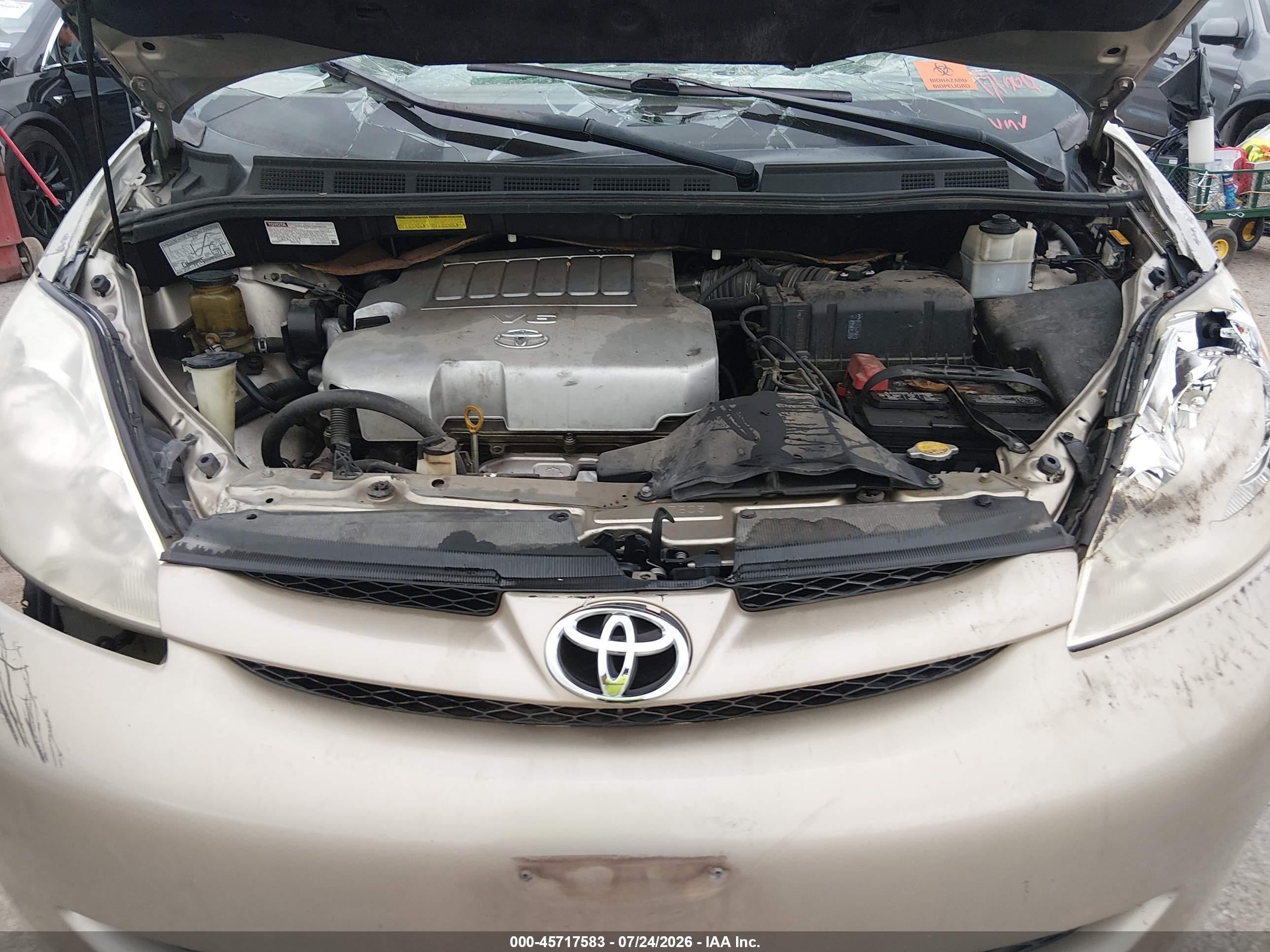 2008 Toyota Sienna Le Gold vin: 5TDZK23CX8S191244