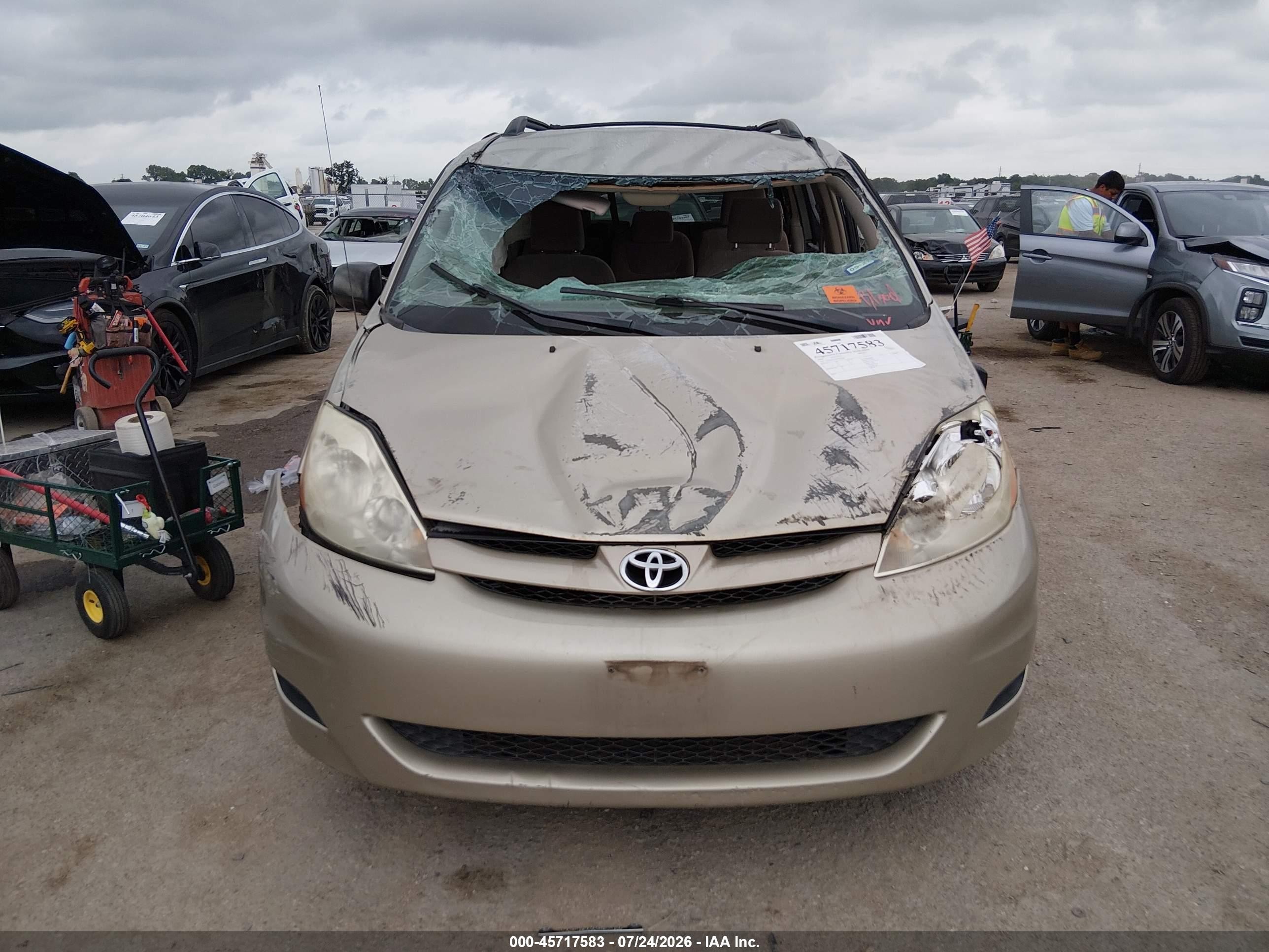 2008 Toyota Sienna Le Gold vin: 5TDZK23CX8S191244