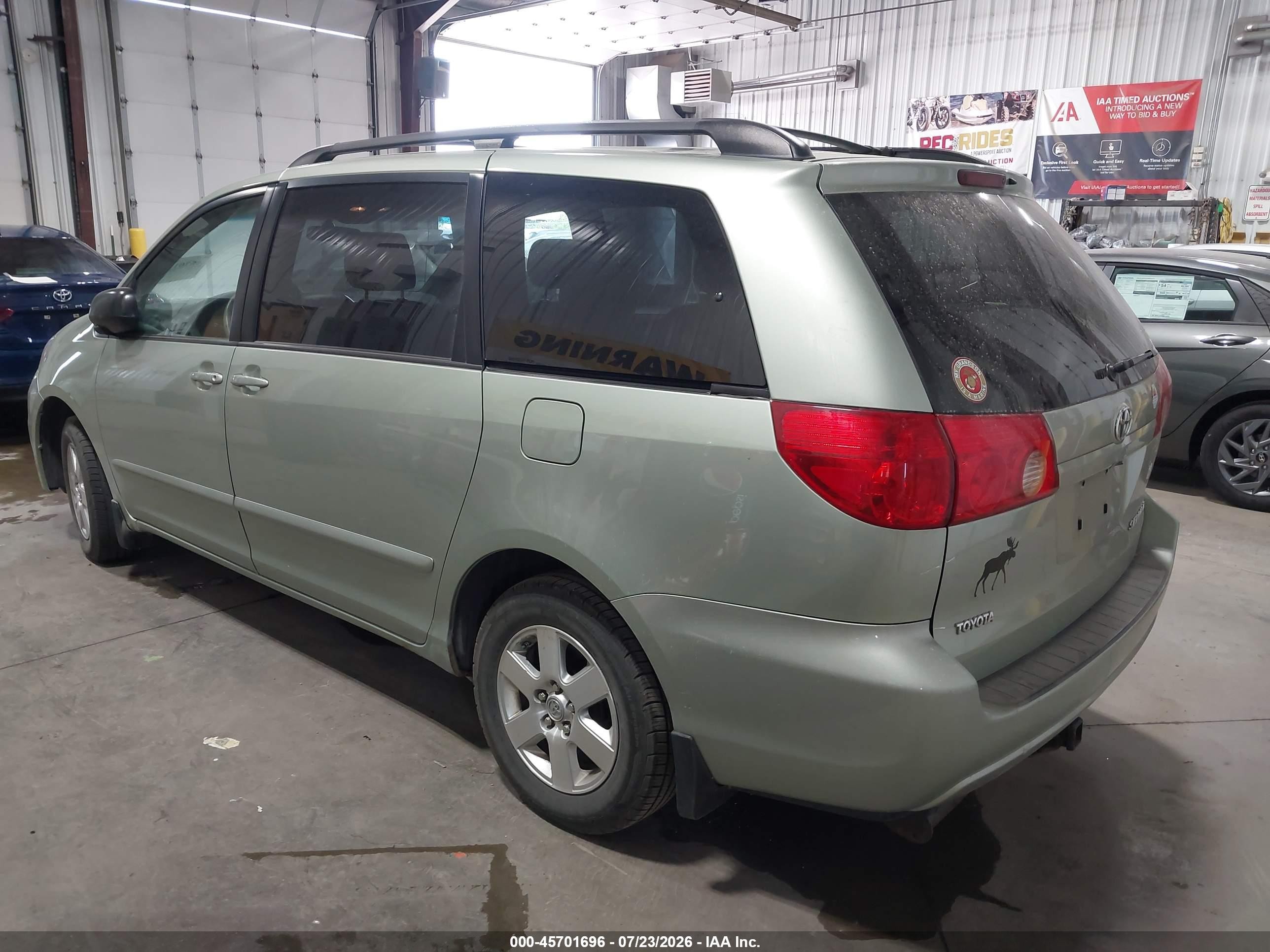 2008 Toyota Sienna Le Green vin: 5TDZK23CX8S201447