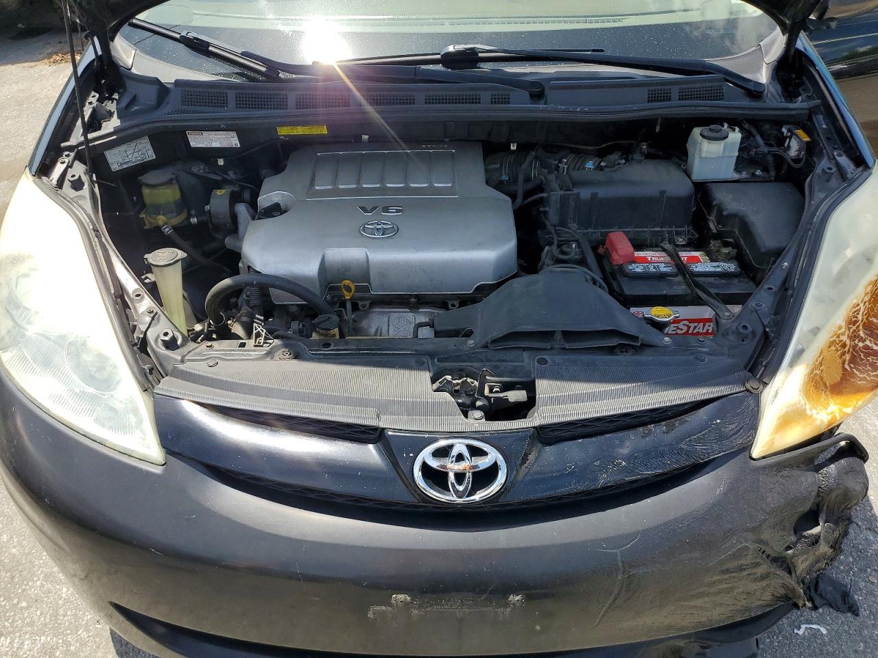2008 Toyota Sienna Le 7-passenger Black vin: 5TDZK23CX8S209015