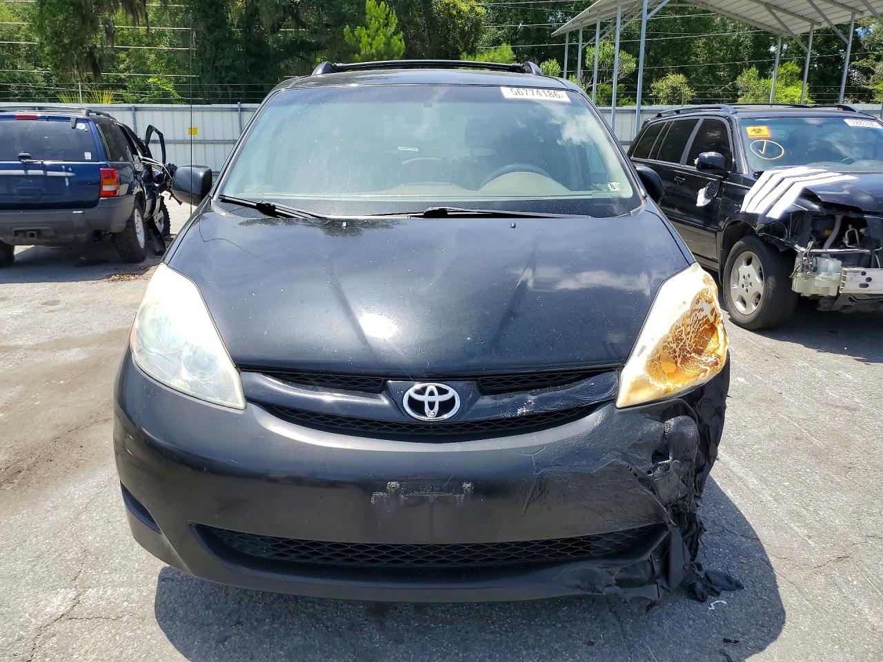 2008 Toyota Sienna Le 7-passenger Black vin: 5TDZK23CX8S209015