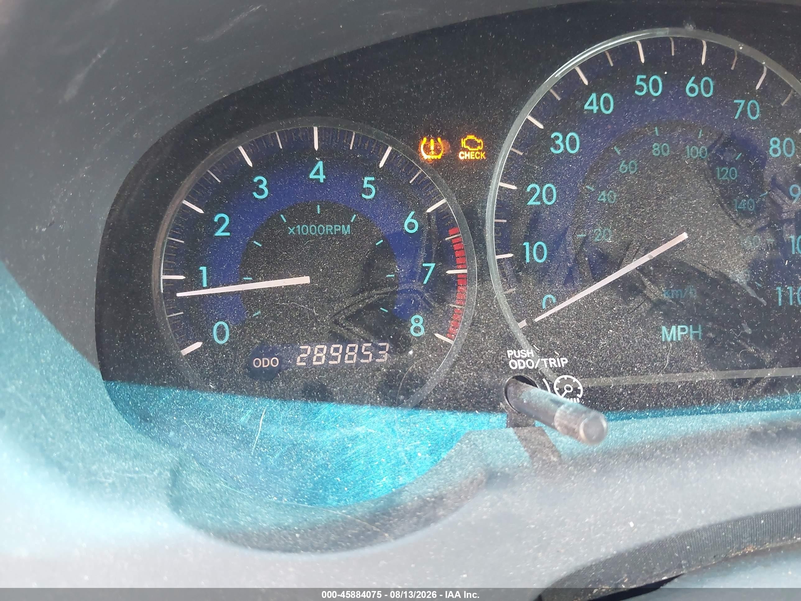 2008 Toyota Sienna Le Blue vin: 5TDZK23CX8S220077