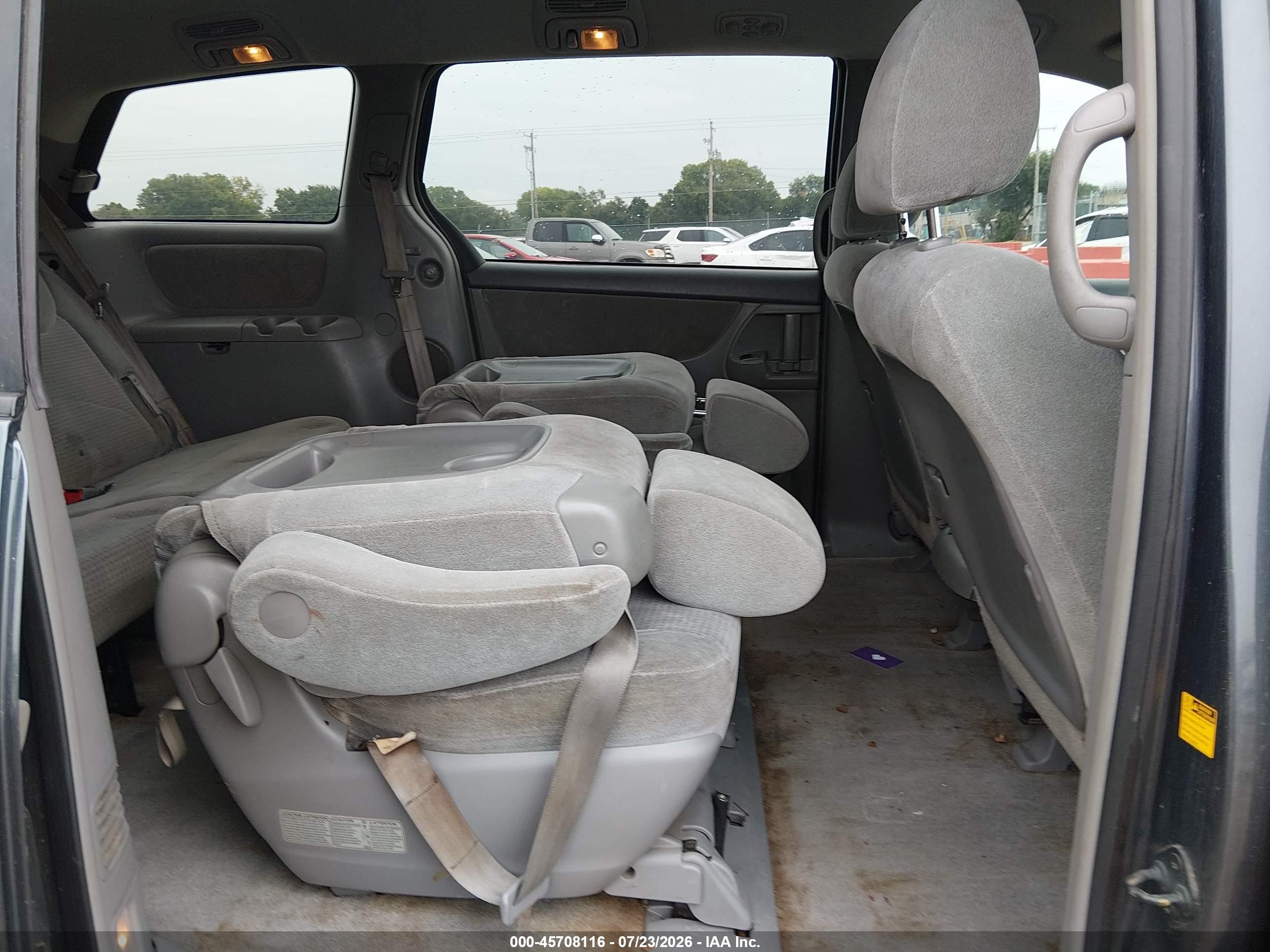 2009 Toyota Sienna Ce Blue vin: 5TDZK23CX9S234675