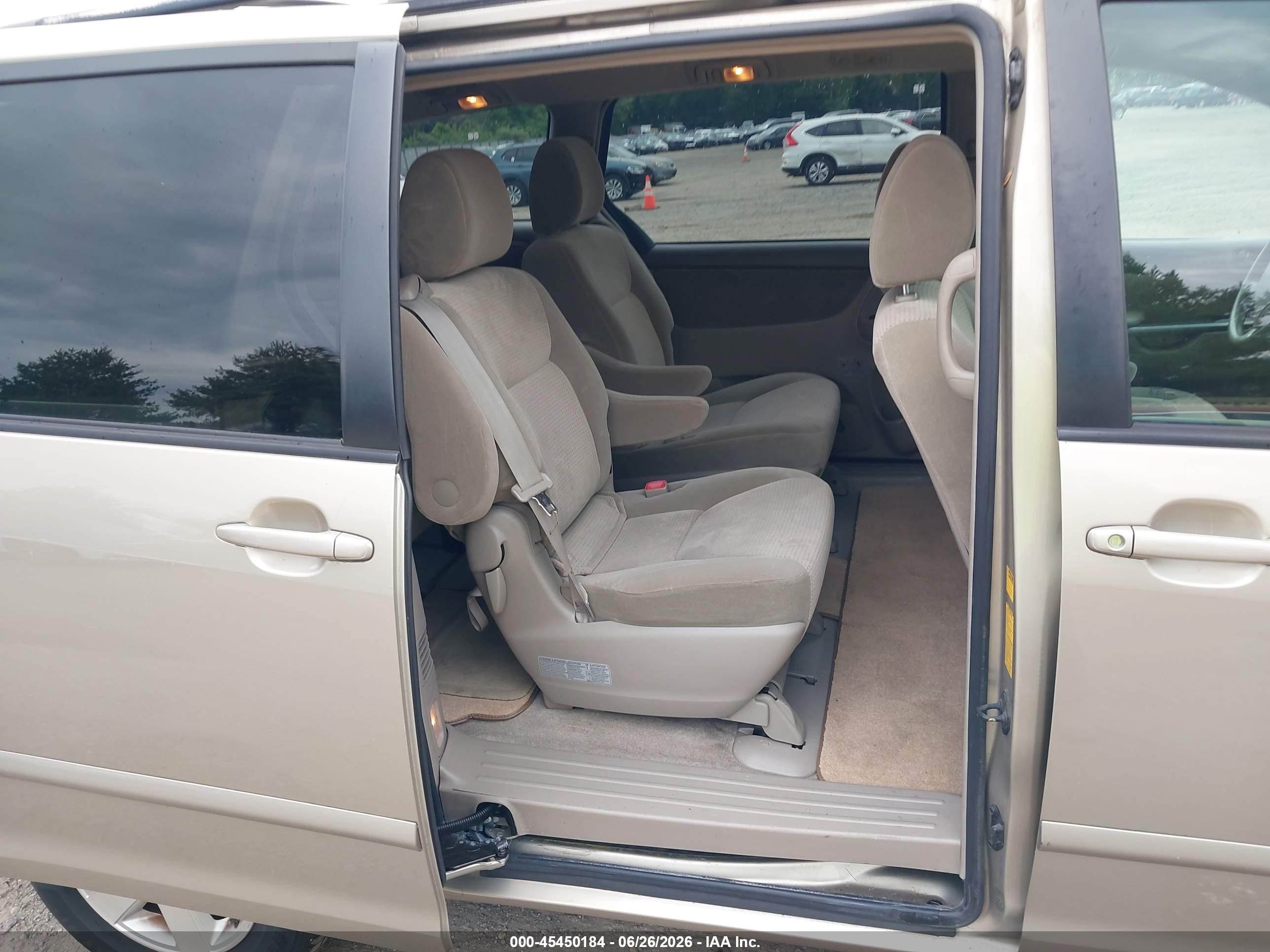 2009 Toyota Sienna Le Champagne vin: 5TDZK23CX9S243179