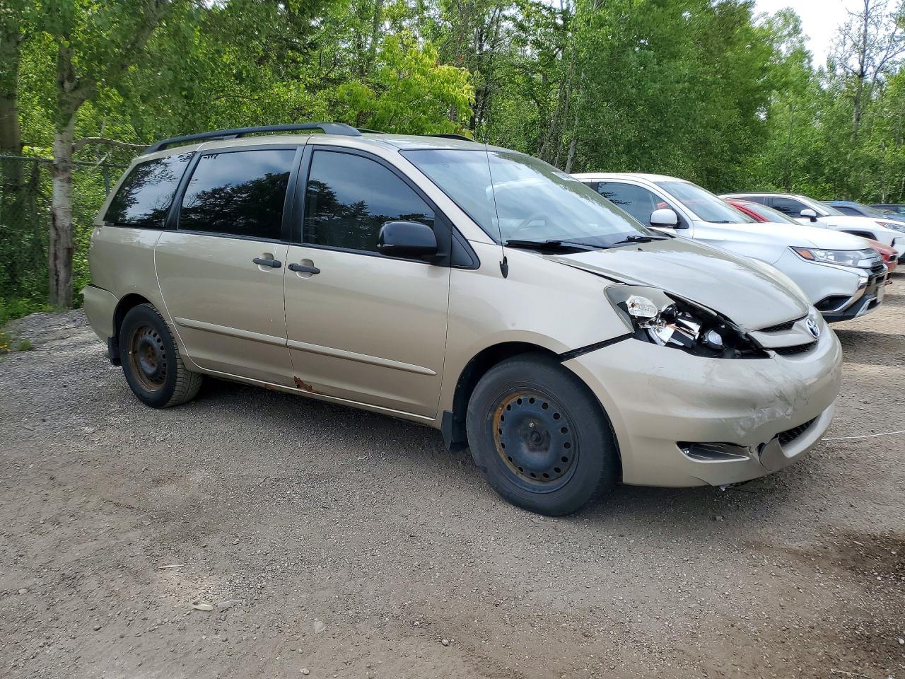 2007 Toyota Sienna Ce Gold vin: 5TDZK29C17S006648