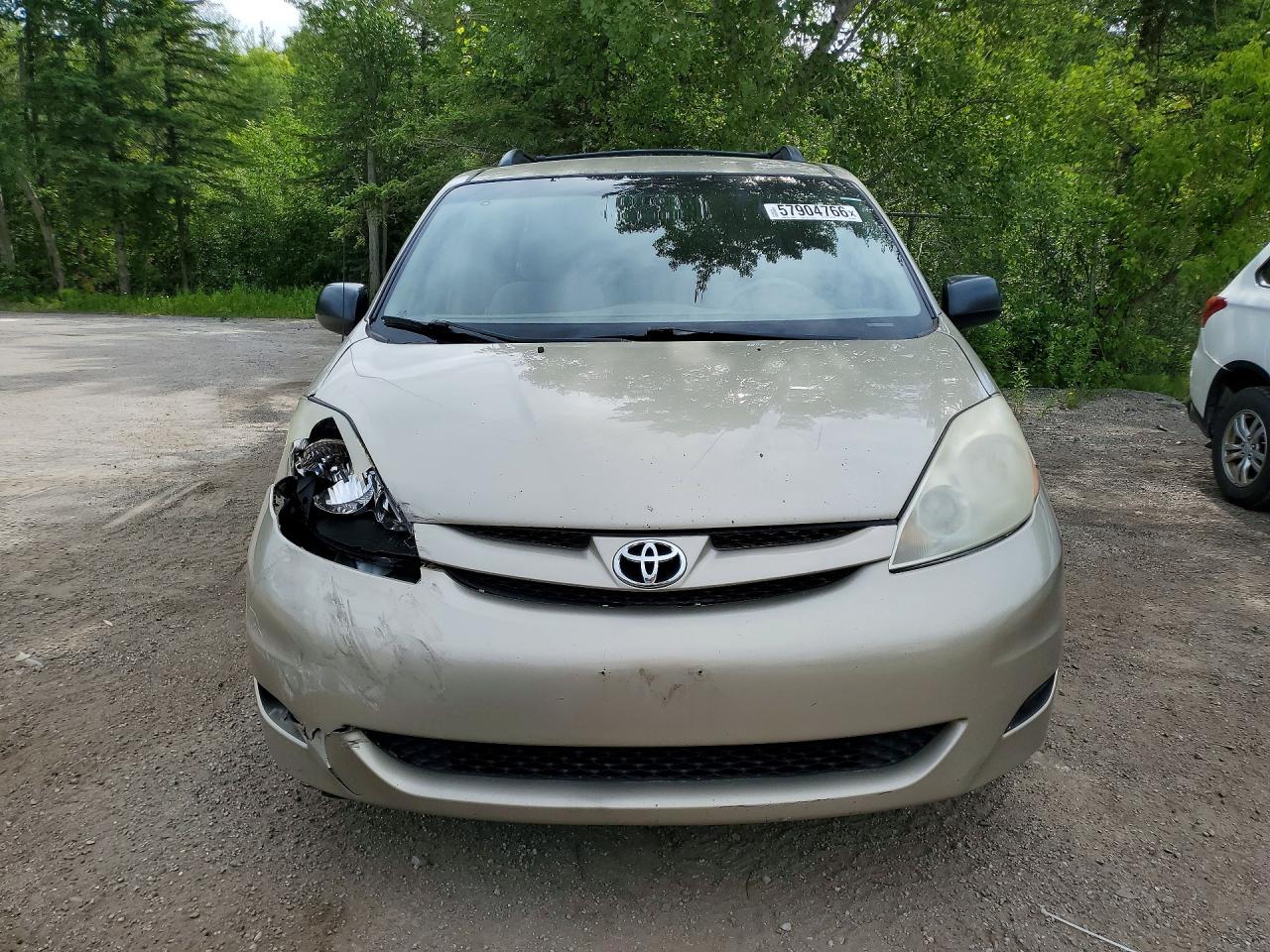 2007 Toyota Sienna Ce Gold vin: 5TDZK29C17S006648