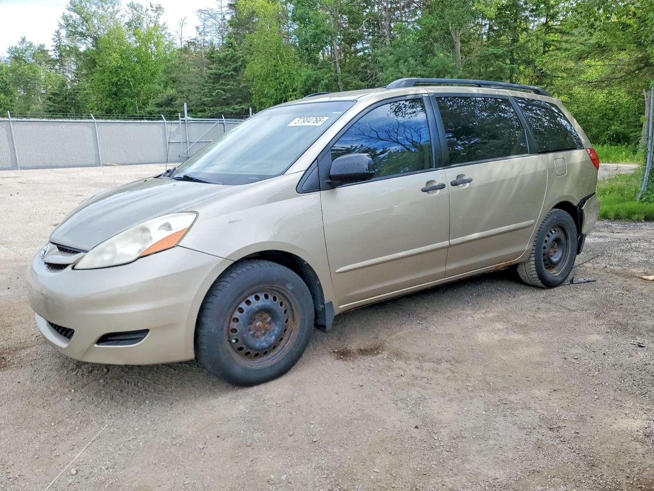 2007 Toyota Sienna Ce Gold vin: 5TDZK29C17S006648