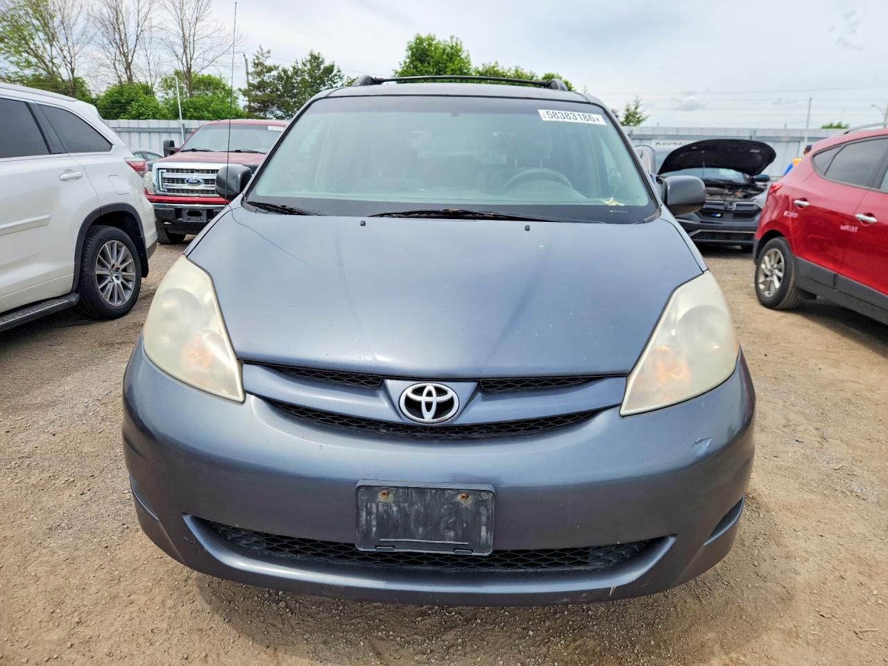 2007 Toyota Sienna Ce Gray vin: 5TDZK29C17S076036