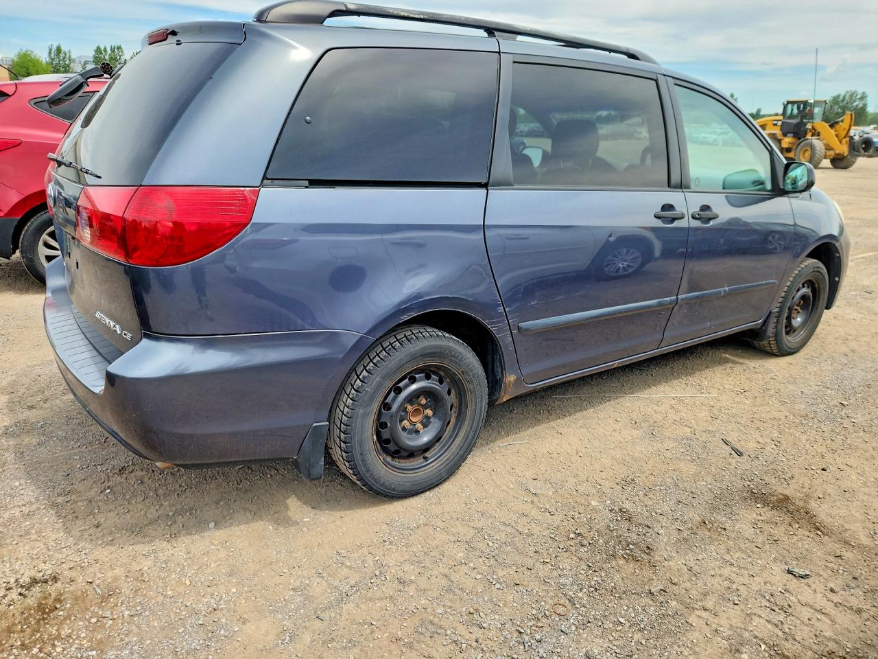 2007 Toyota Sienna Ce Gray vin: 5TDZK29C17S076036