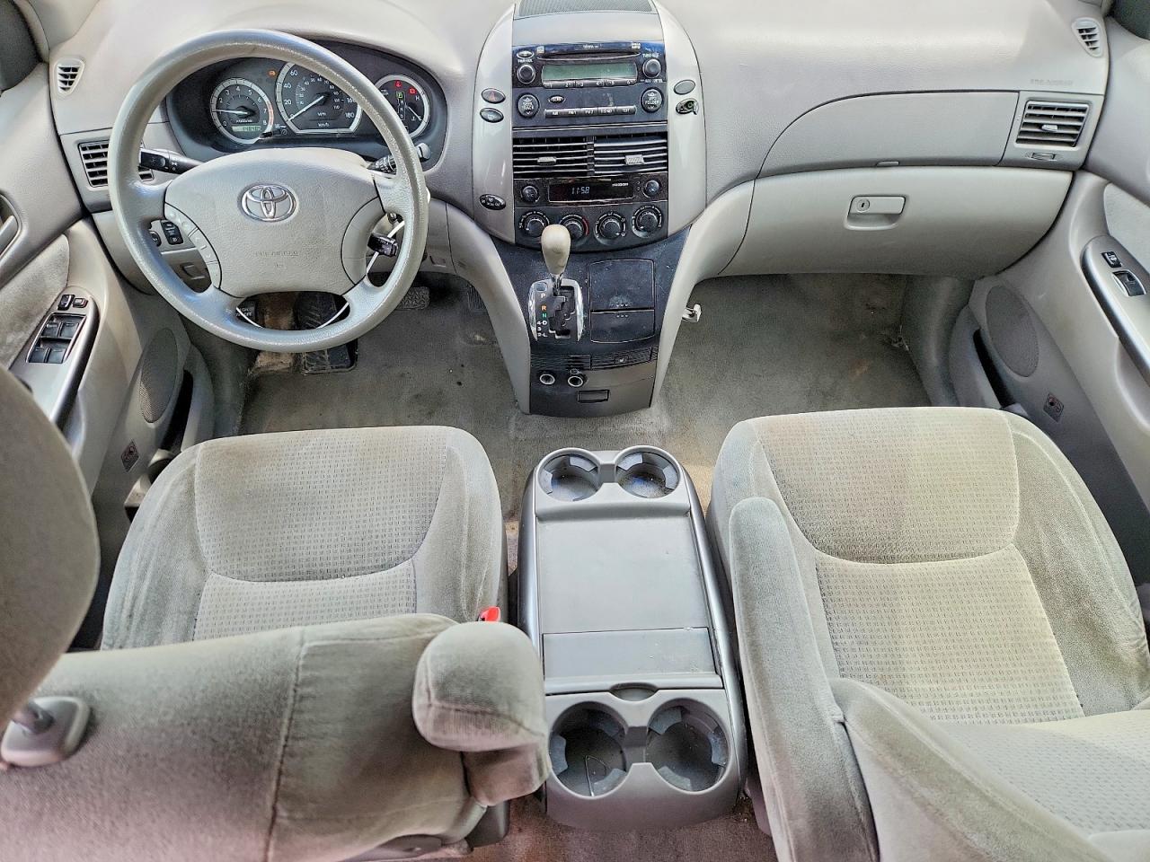2007 Toyota Sienna Ce Gray vin: 5TDZK29C17S076036