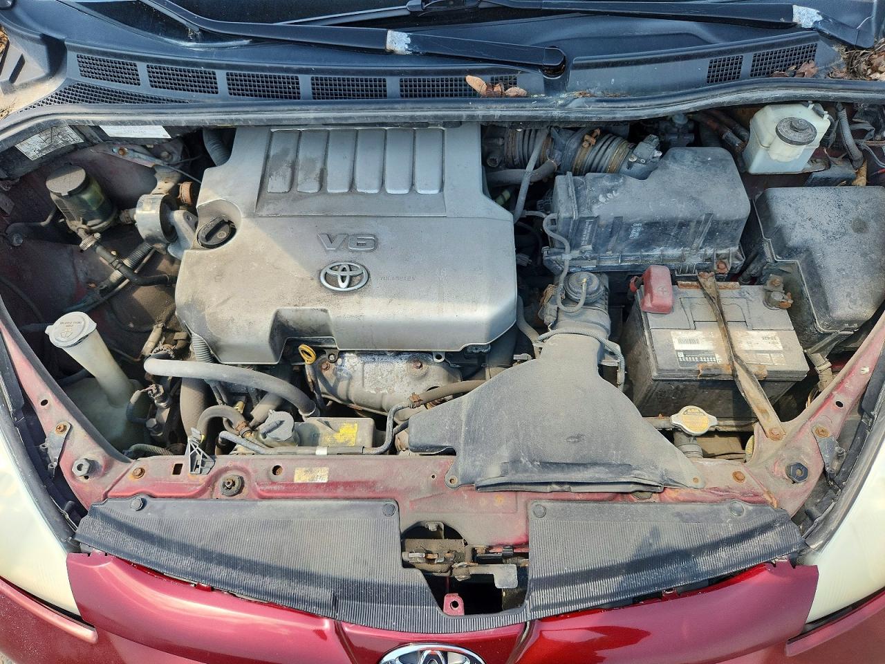 2007 Toyota Sienna Ce Red vin: 5TDZK29C27S044325