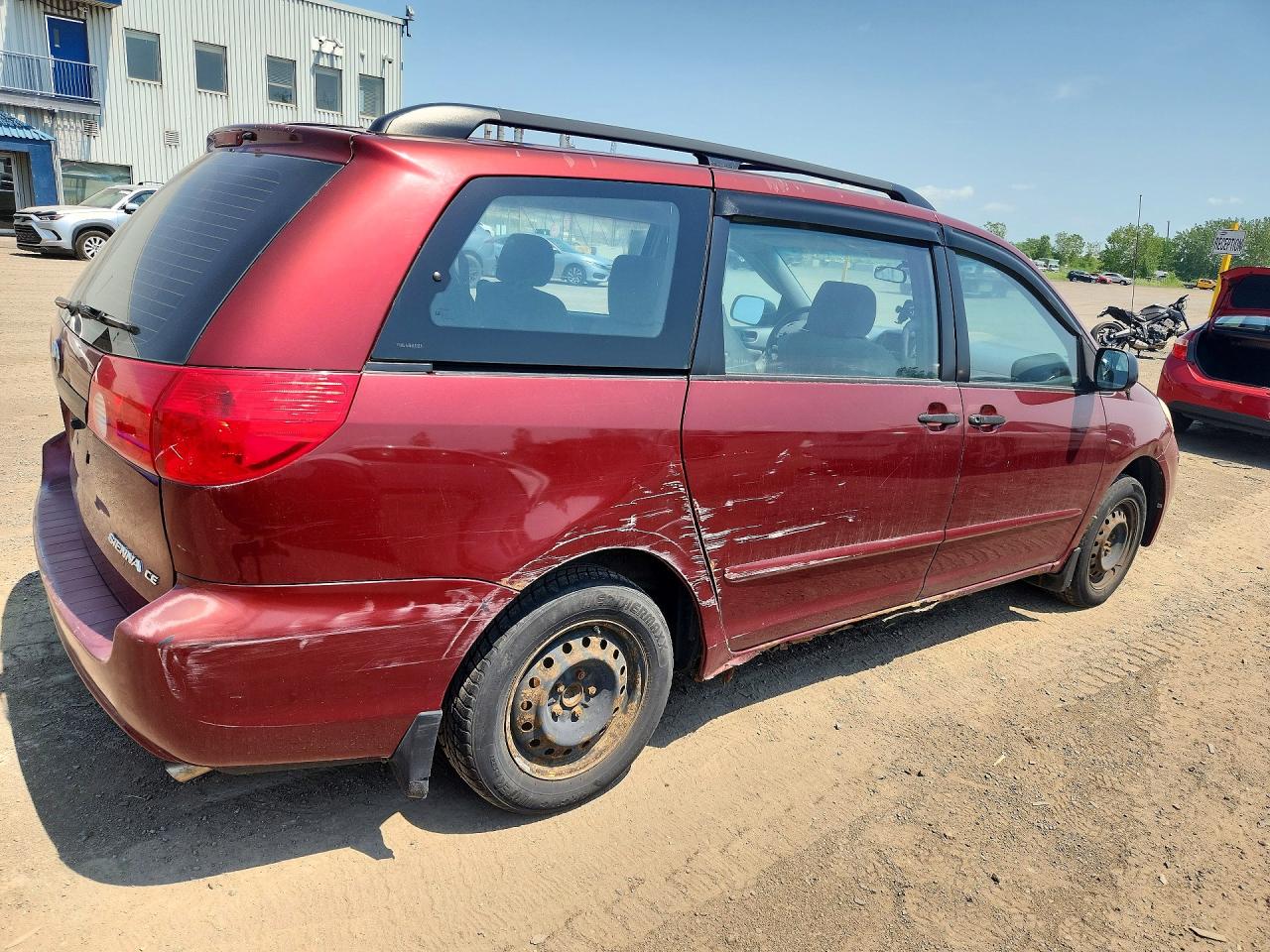 2007 Toyota Sienna Ce Red vin: 5TDZK29C27S044325