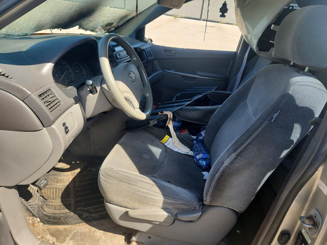 2007 Toyota Sienna Ce Silver vin: 5TDZK29C37S058038