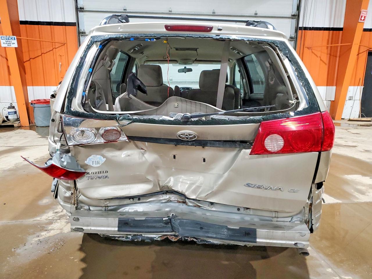 2008 Toyota Sienna Ce Gold vin: 5TDZK29C48S203086