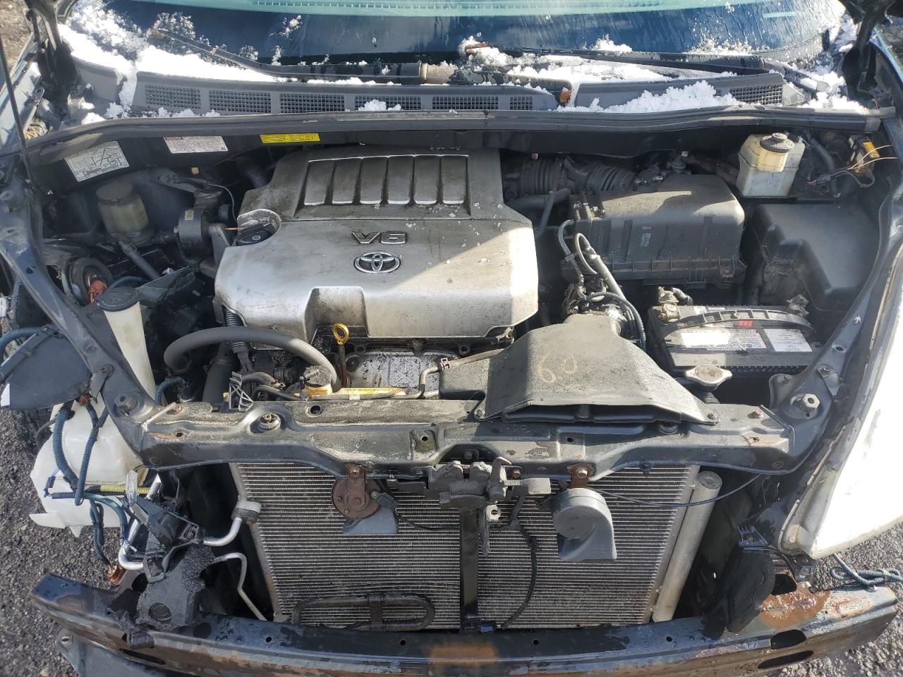 2008 Toyota Sienna Ce Черный vin: 5TDZK29C78S165532