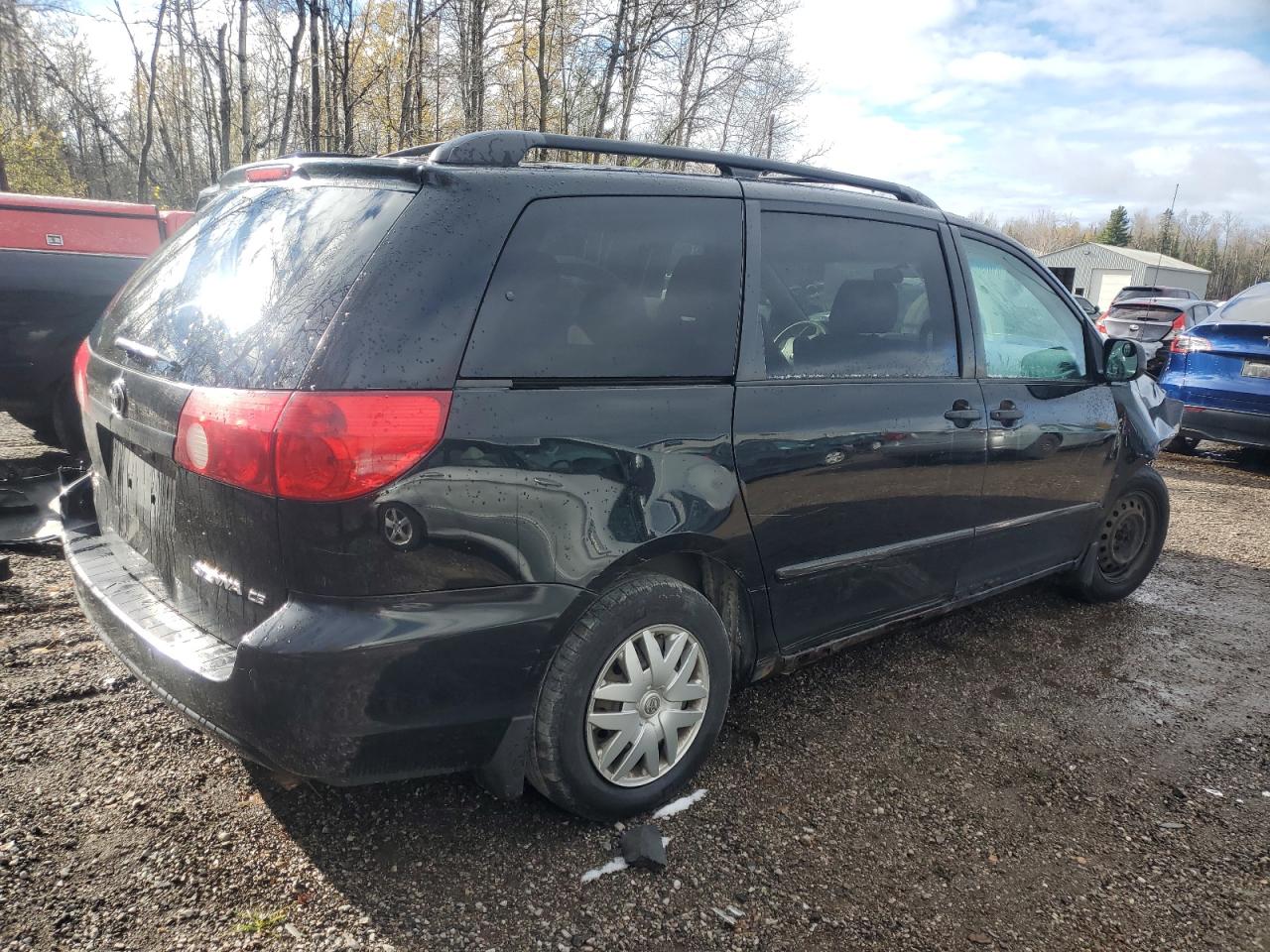 2008 Toyota Sienna Ce Черный vin: 5TDZK29C78S165532
