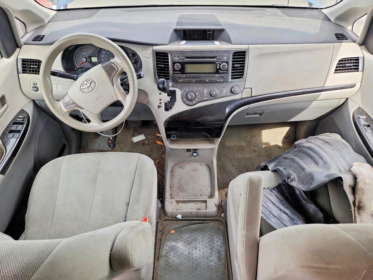 2012 Toyota Sienna Base 7-passenger Blue vin: 5TDZK3DC0CS200563