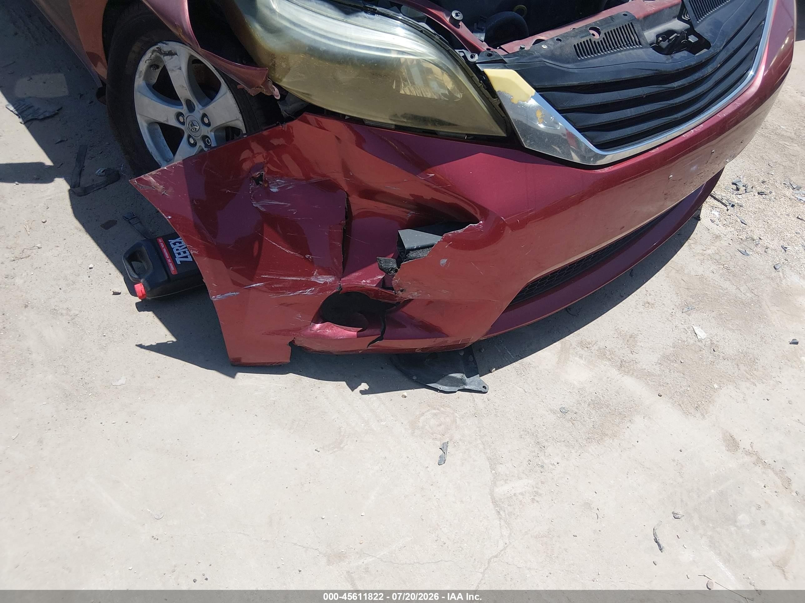2013 Toyota Sienna L V6 7 Passenger Burgundy vin: 5TDZK3DC0DS280271