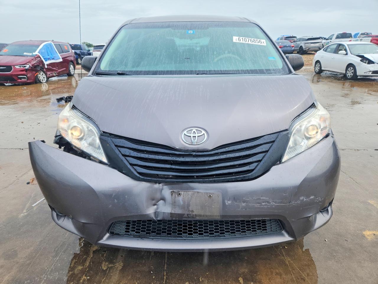 2014 Toyota Sienna L 7-passenger Gray vin: 5TDZK3DC0ES455216