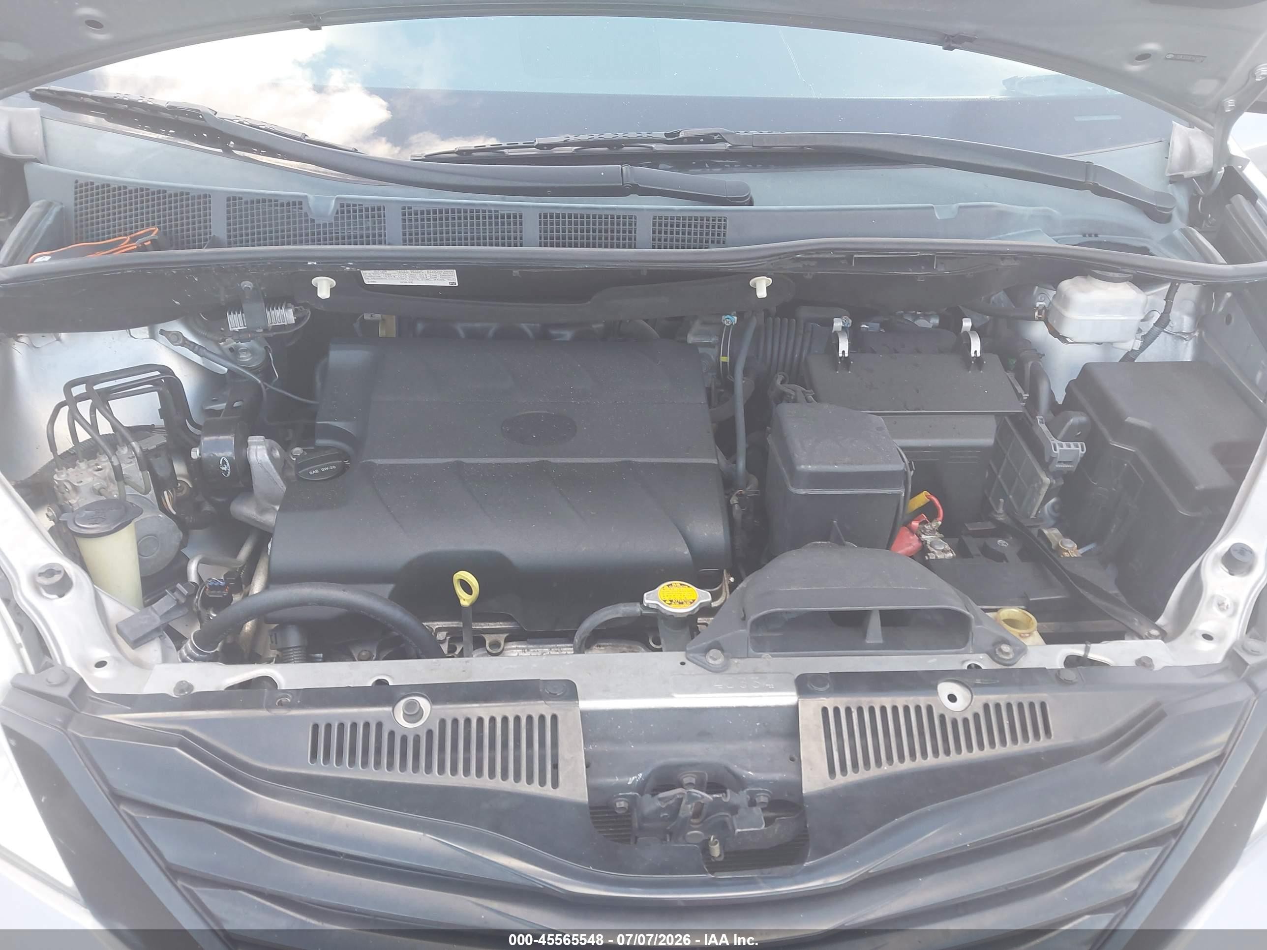 2014 Toyota Sienna L V6 7 Passenger Gray vin: 5TDZK3DC0ES456060