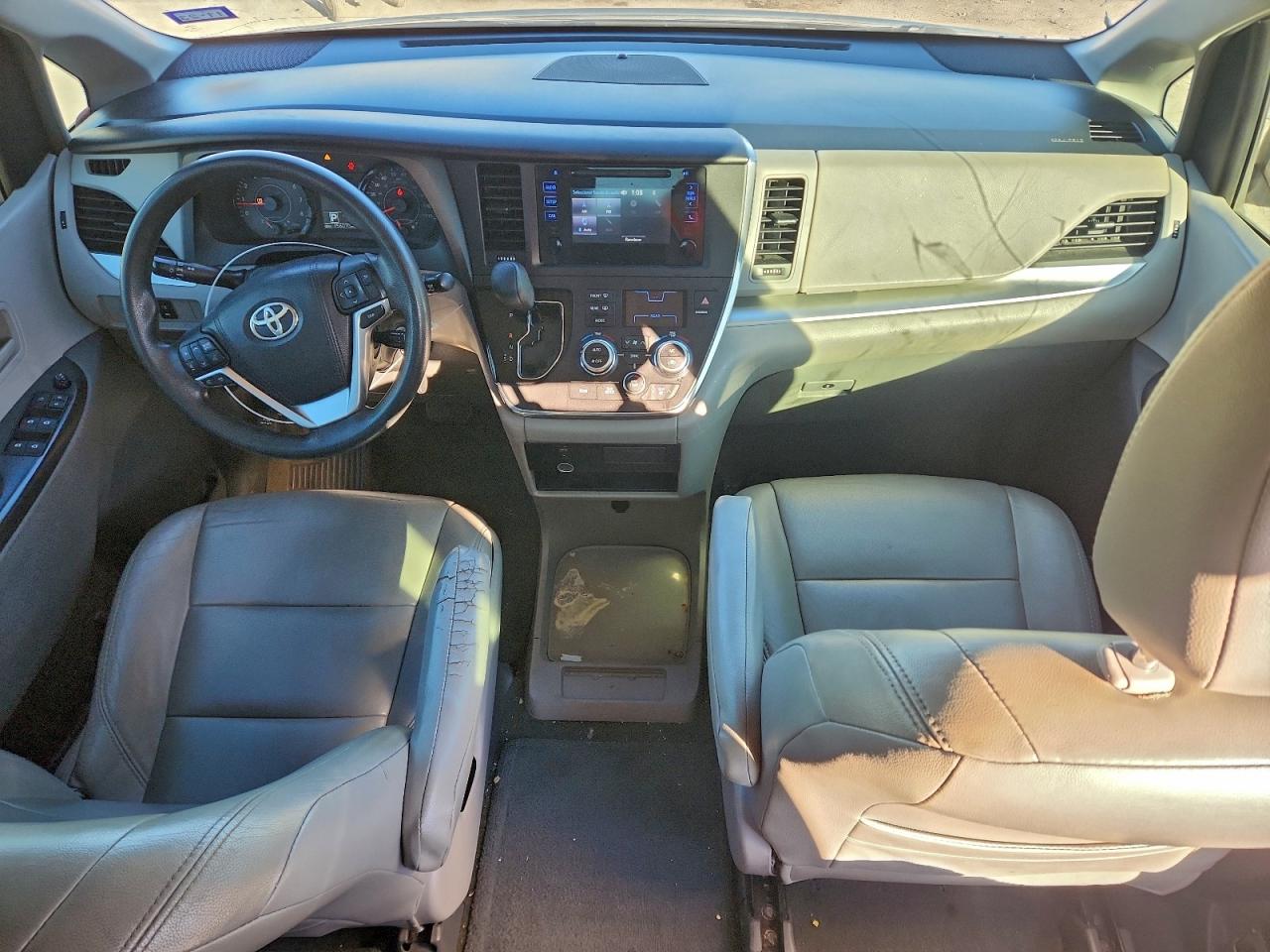 2015 Toyota Sienna Gray vin: 5TDZK3DC0FS531793