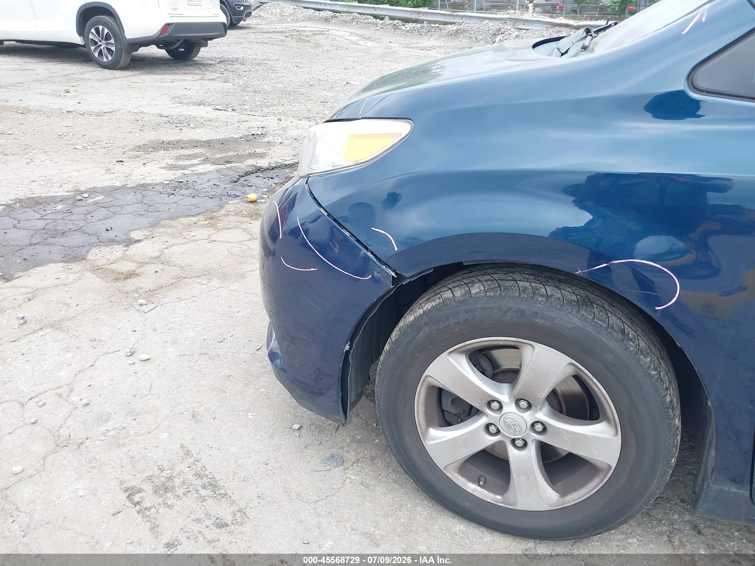 2011 Toyota Sienna Base V6 Dark Blue vin: 5TDZK3DC1BS068055