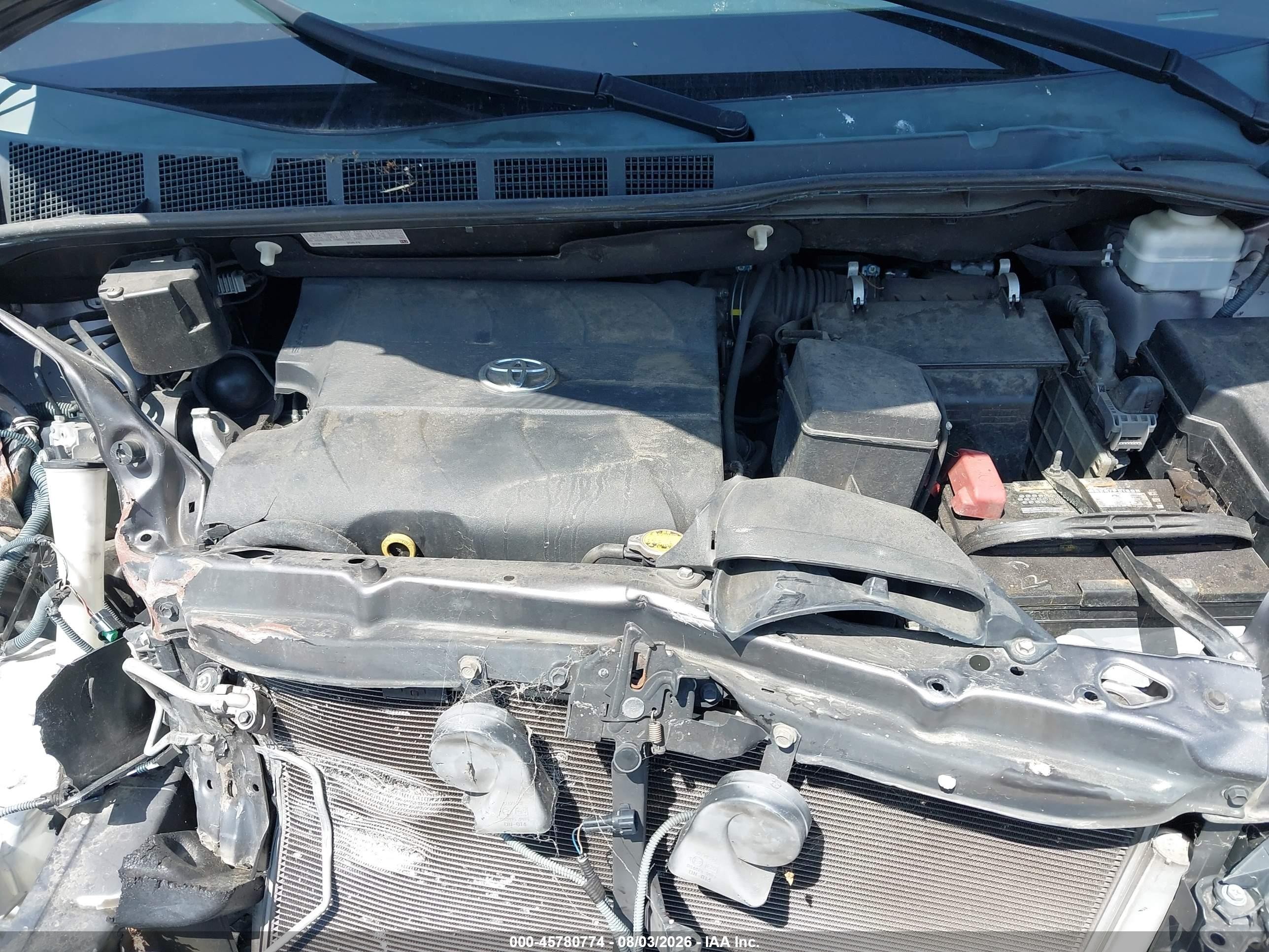 2012 Toyota Sienna Base V6 7 Passenger Серый vin: 5TDZK3DC1CS277233
