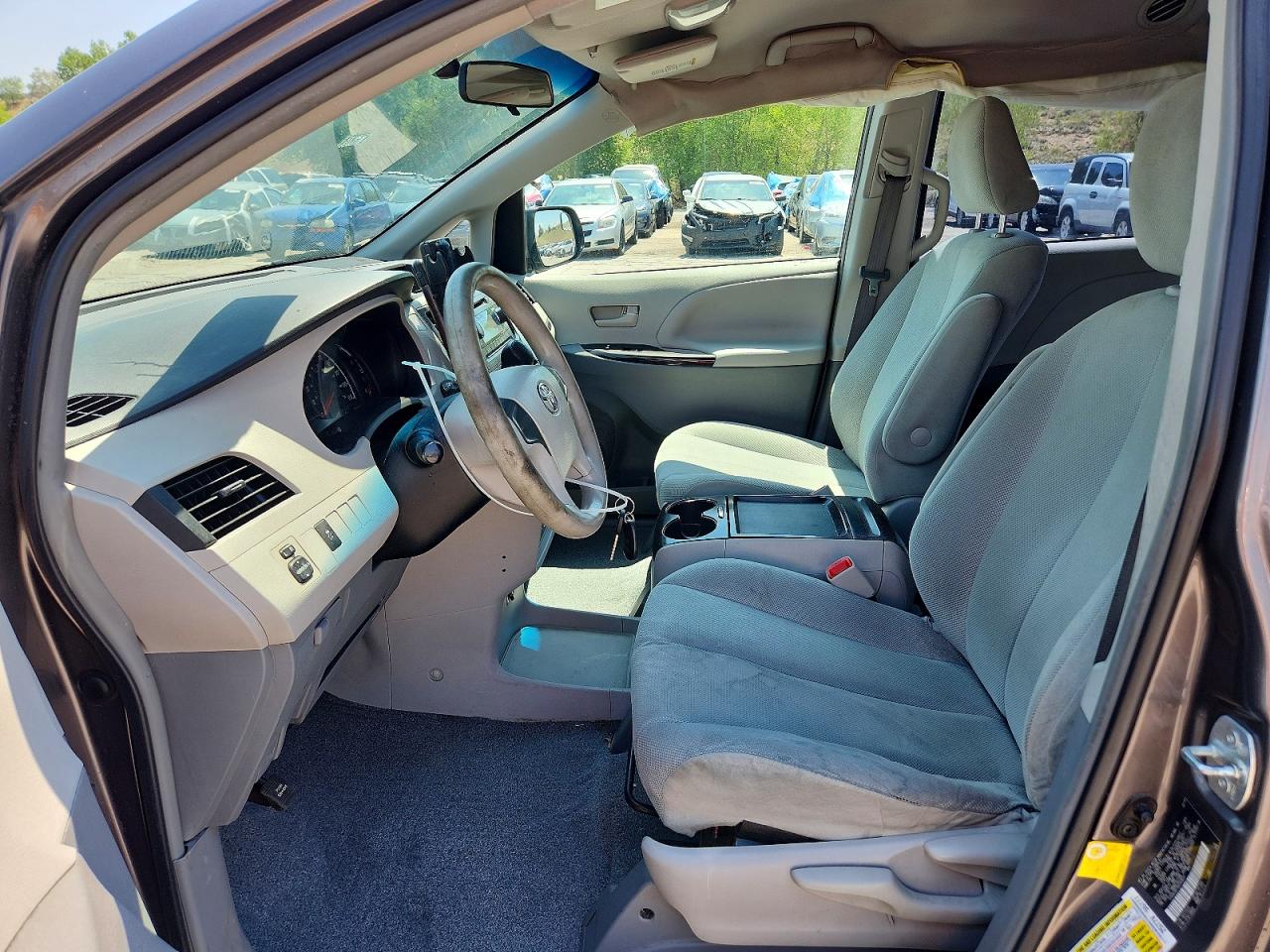 2013 Toyota Sienna L 7-passenger Gray vin: 5TDZK3DC1DS350831