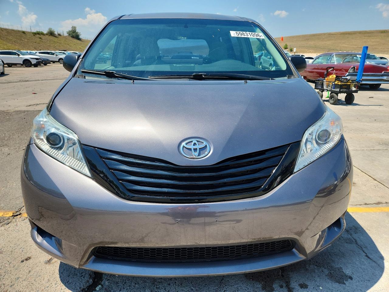 2013 Toyota Sienna L 7-passenger Gray vin: 5TDZK3DC1DS350831
