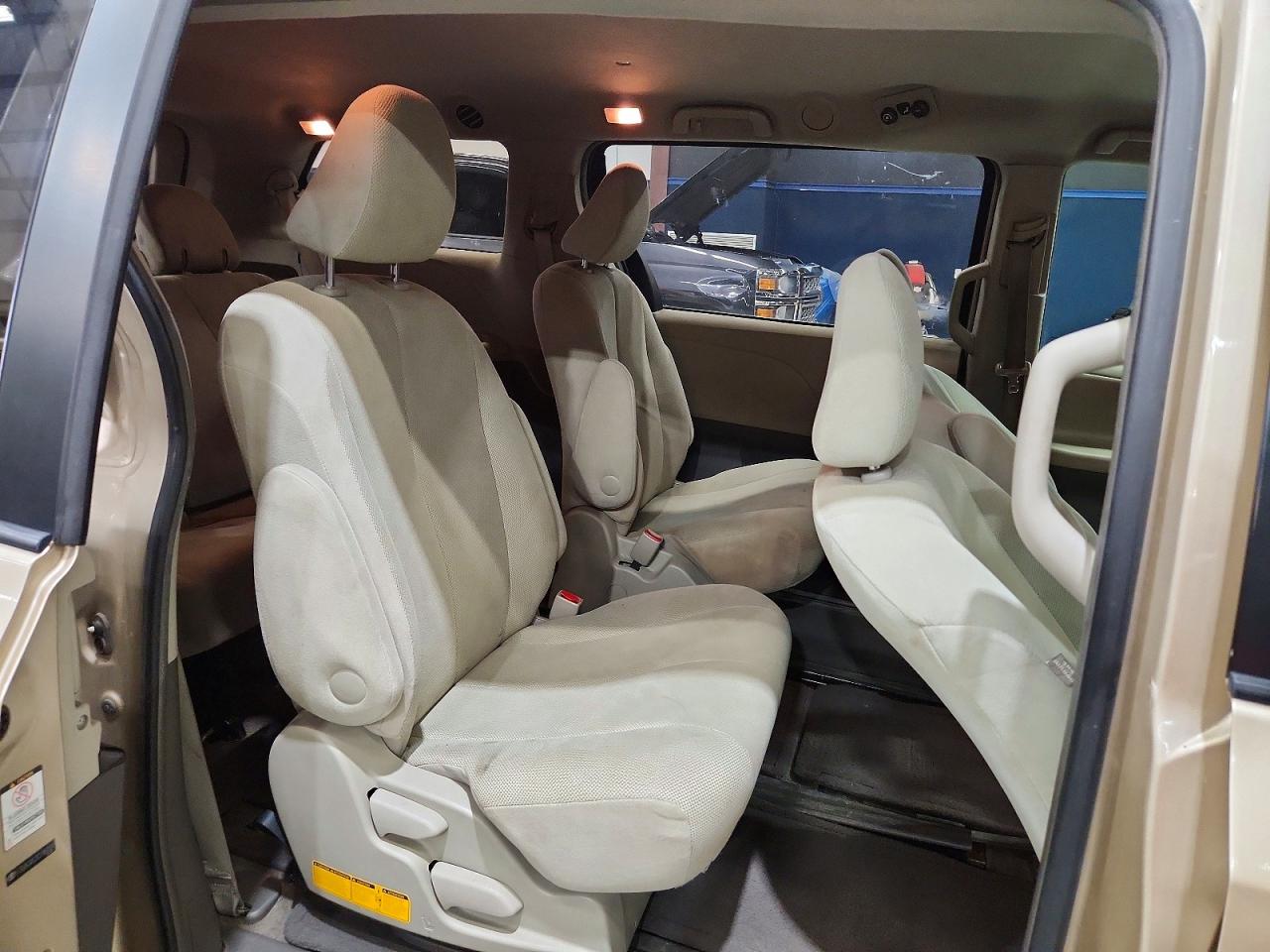 2012 Toyota Sienna Base 7-passenger Beige vin: 5TDZK3DC2CS182597