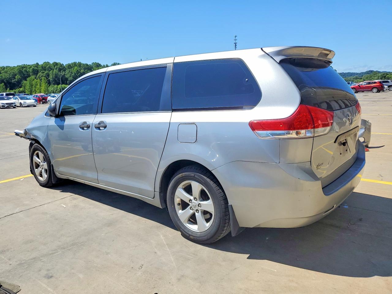 2014 Toyota Sienna L 7-passenger Blue vin: 5TDZK3DC2ES502620