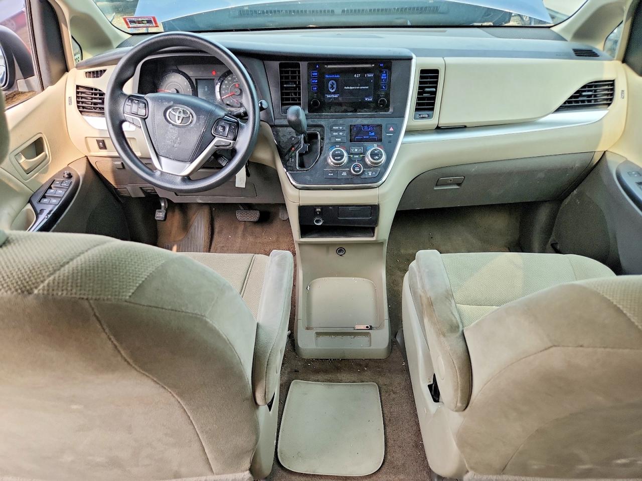 2015 Toyota Sienna L 7-passenger Blue vin: 5TDZK3DC2FS528684